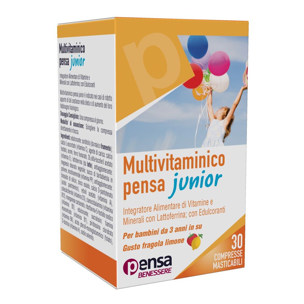 Multivitaminico Pensa Junior 30 Compresse Masticabili