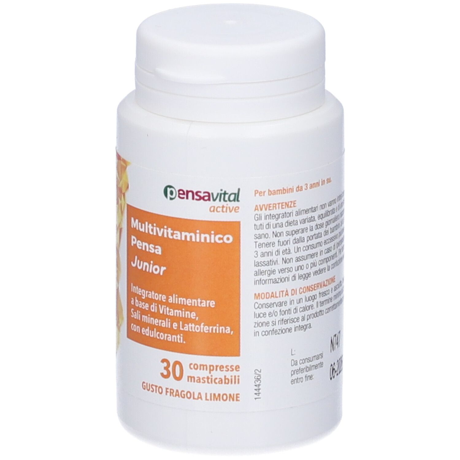 Multivitaminico Pensa Junior 30 Compresse Masticabili