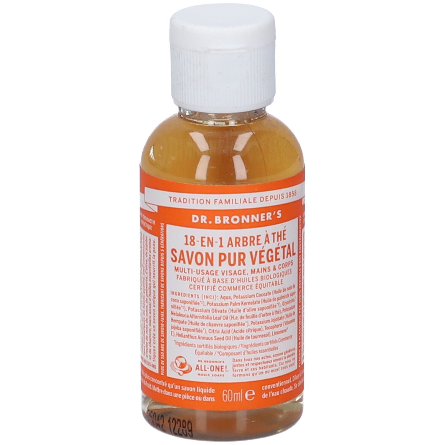 Dr. Bronner´s 18-In-1 Sapone Liquido di Castiglia al Tea Tree