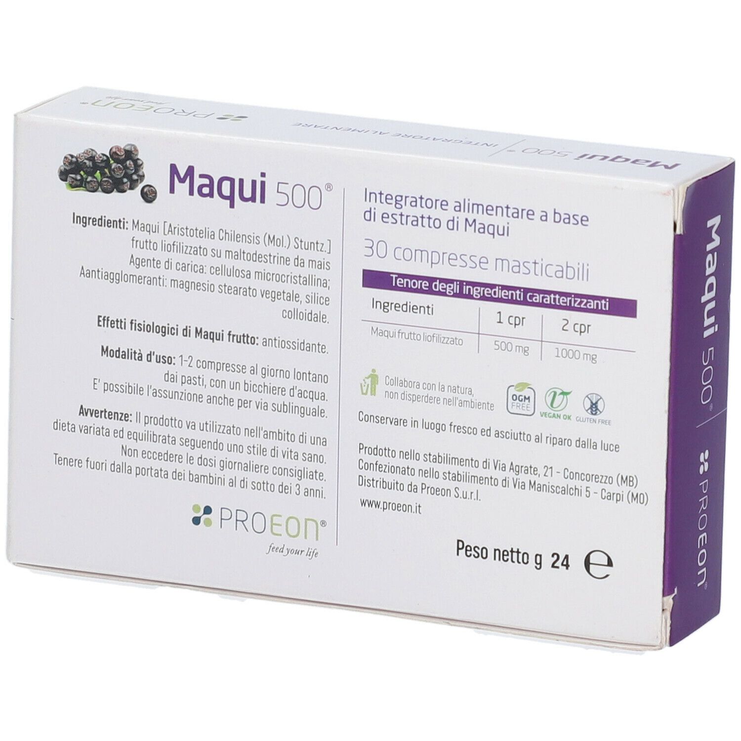 Maqui 500 30 Compresse