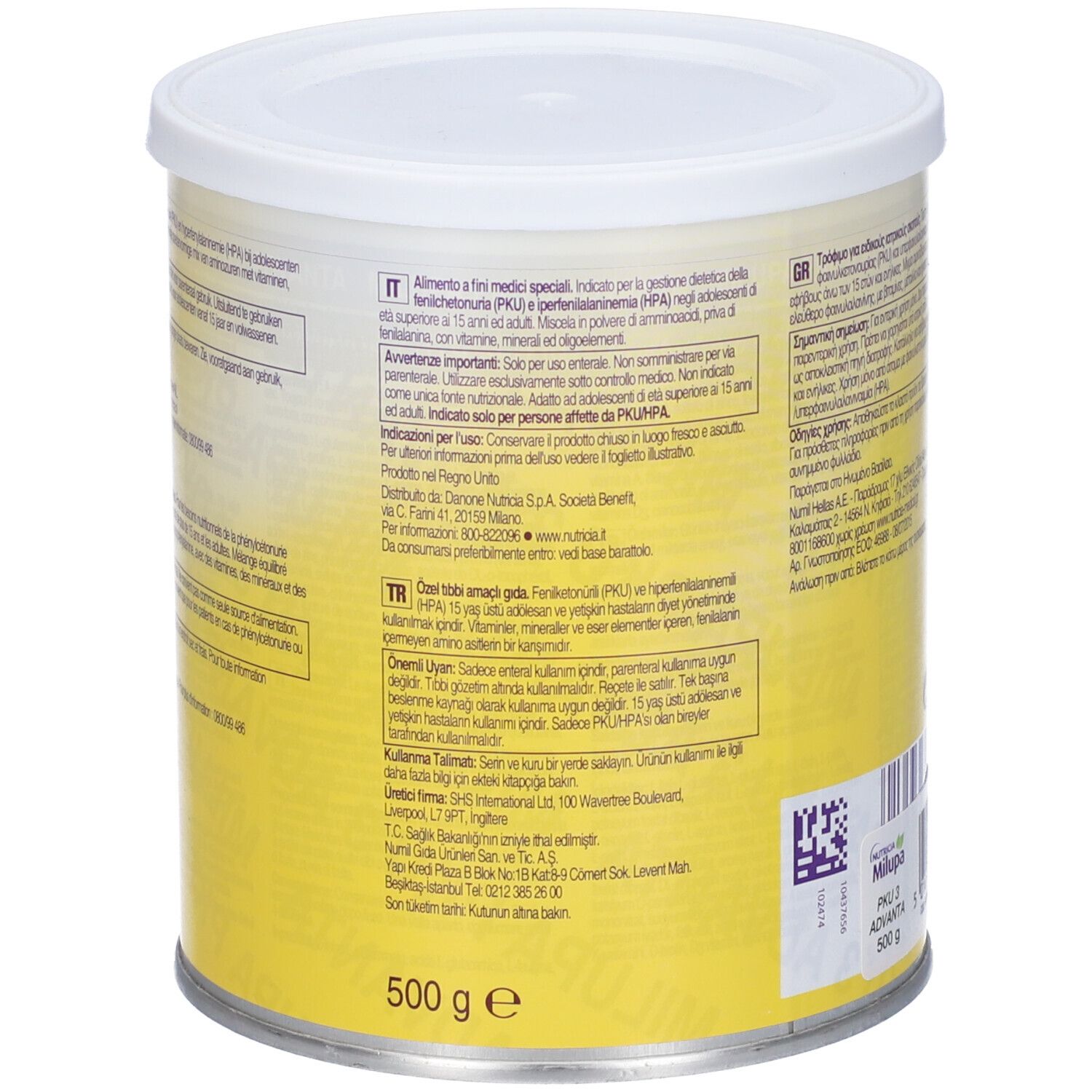 Nutricia Milupa PKU 3 Advanta