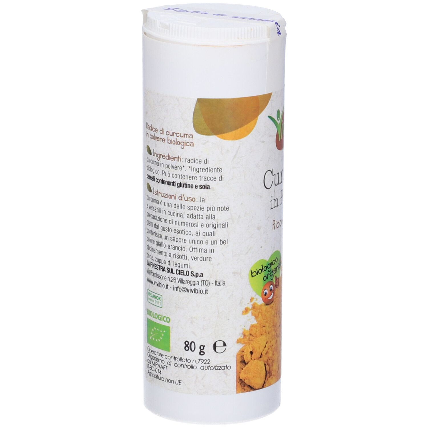 Curcuma Polvere Vvb 80G