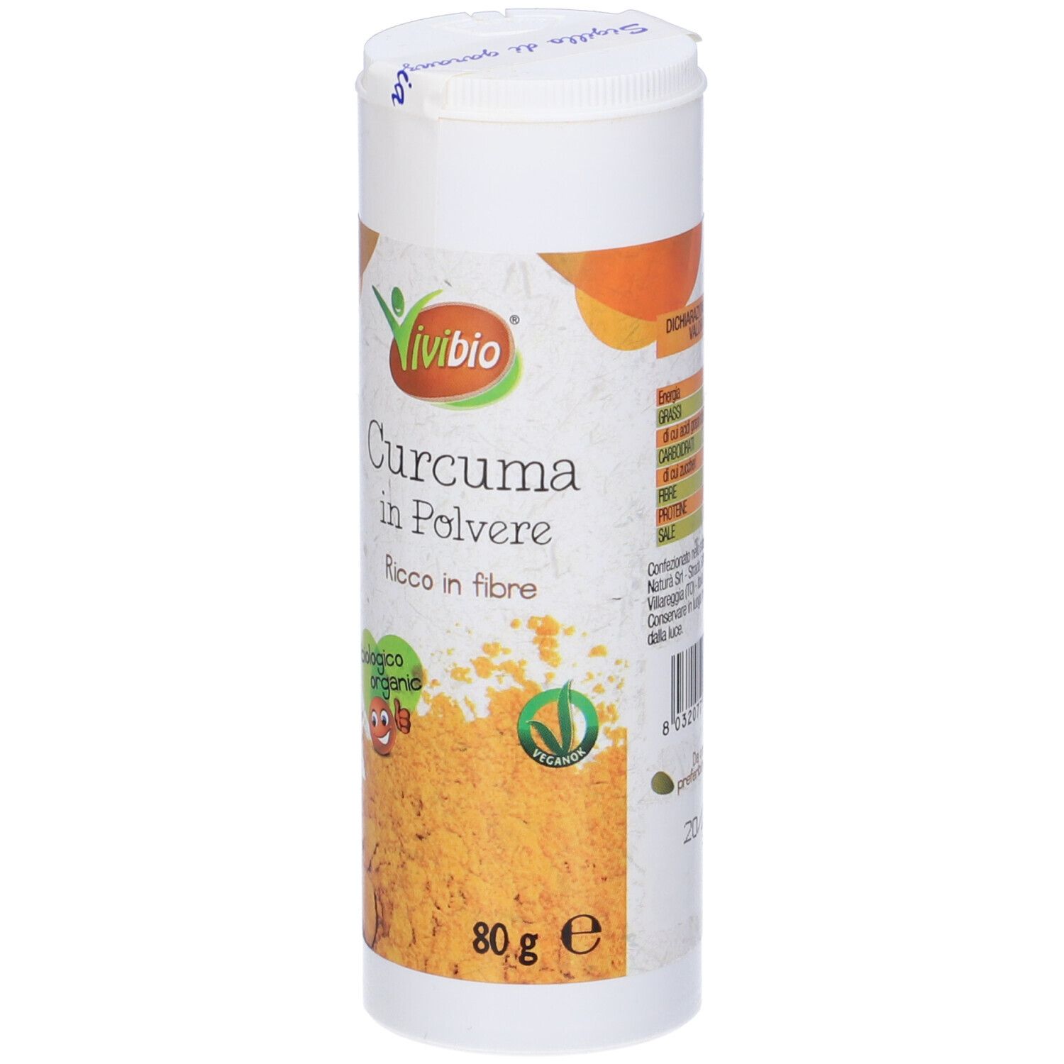 Curcuma Polvere Vvb 80G