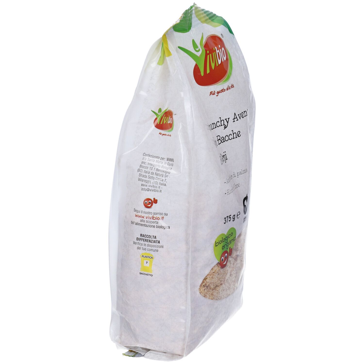 Crunchy Avena+Goji Vvb 375G