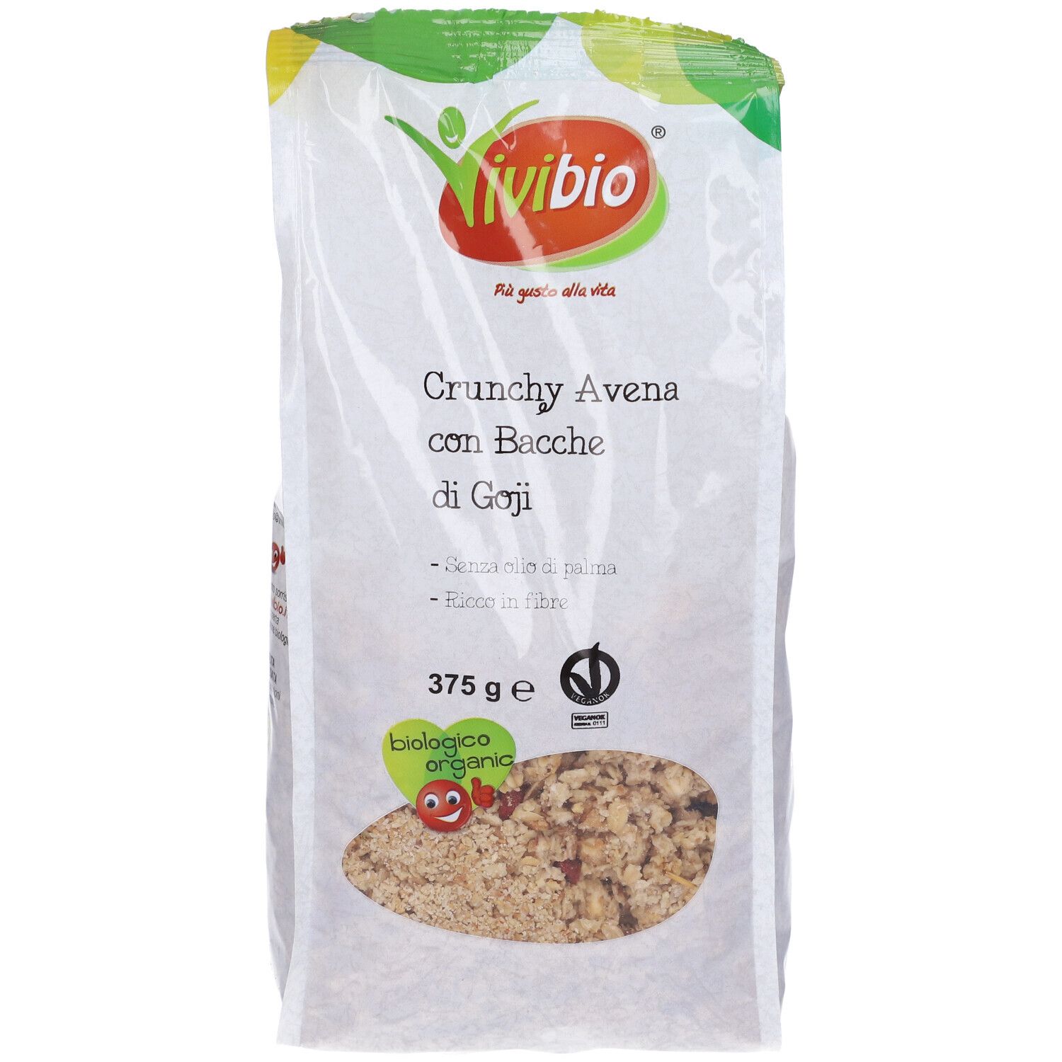 Crunchy Avena+Goji Vvb 375G