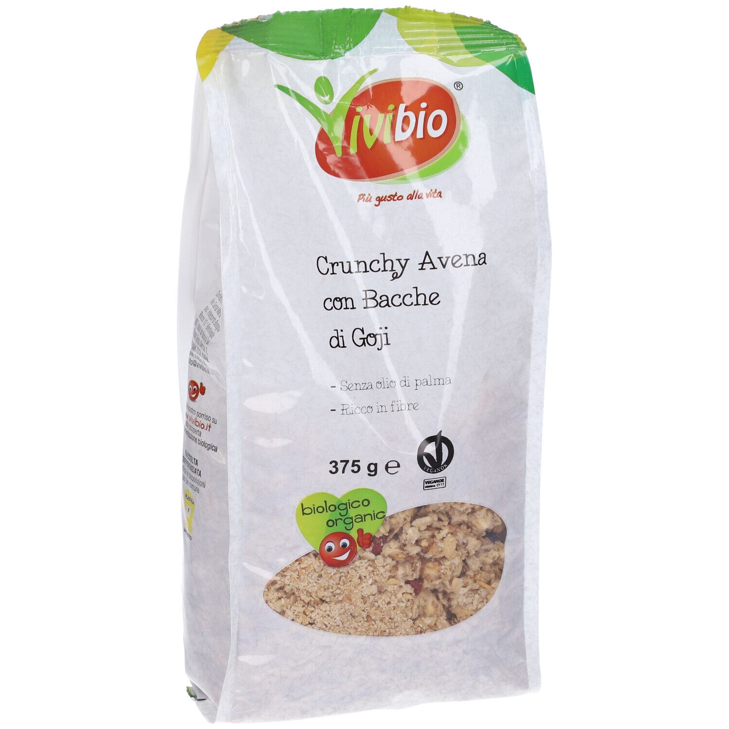 Crunchy Avena+Goji Vvb 375G
