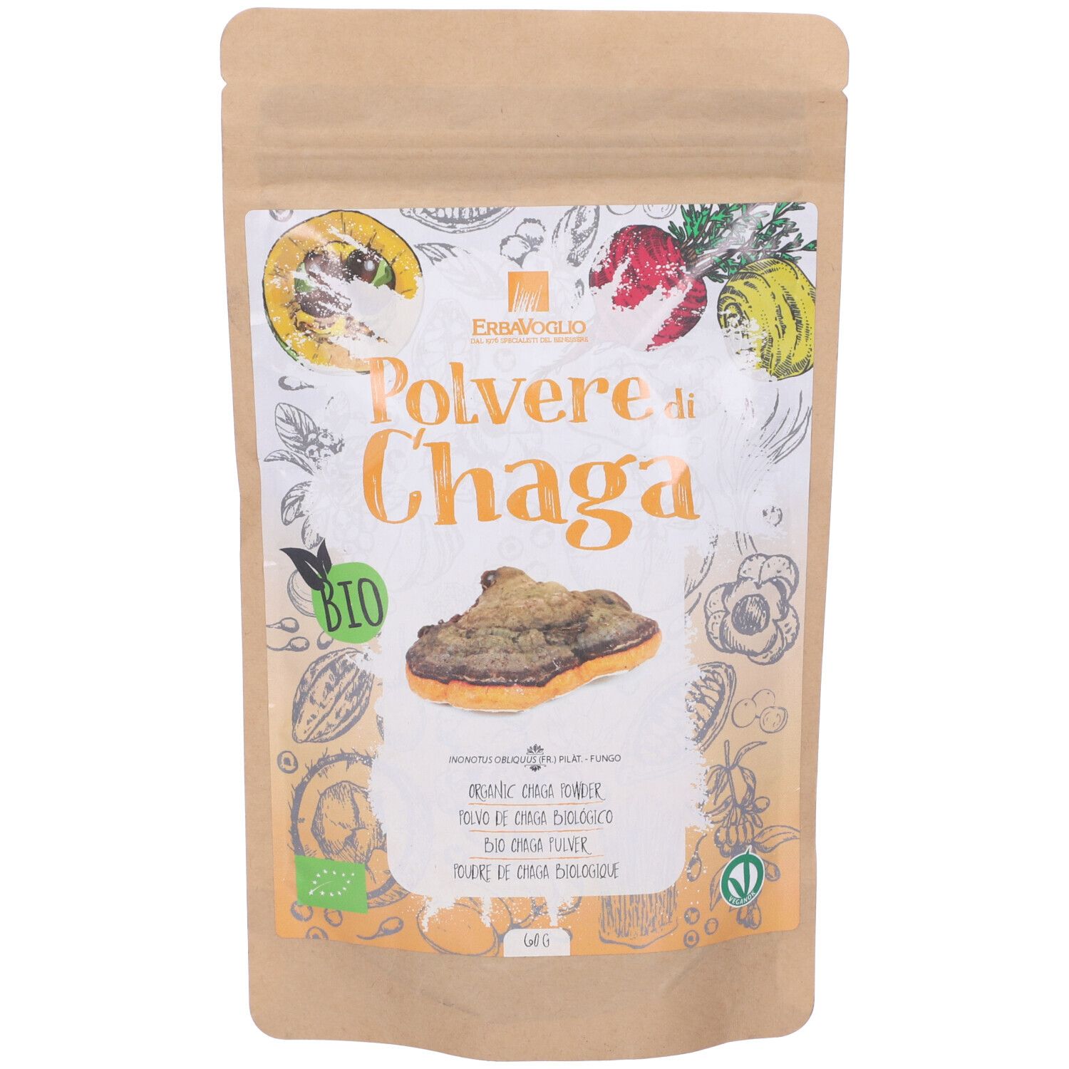 Chaga Polvere Bio 60 G