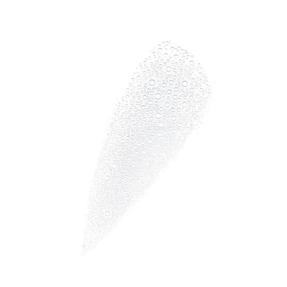 Spruzzo discendente. Composto da numerose piccole goccioline d'acqua.