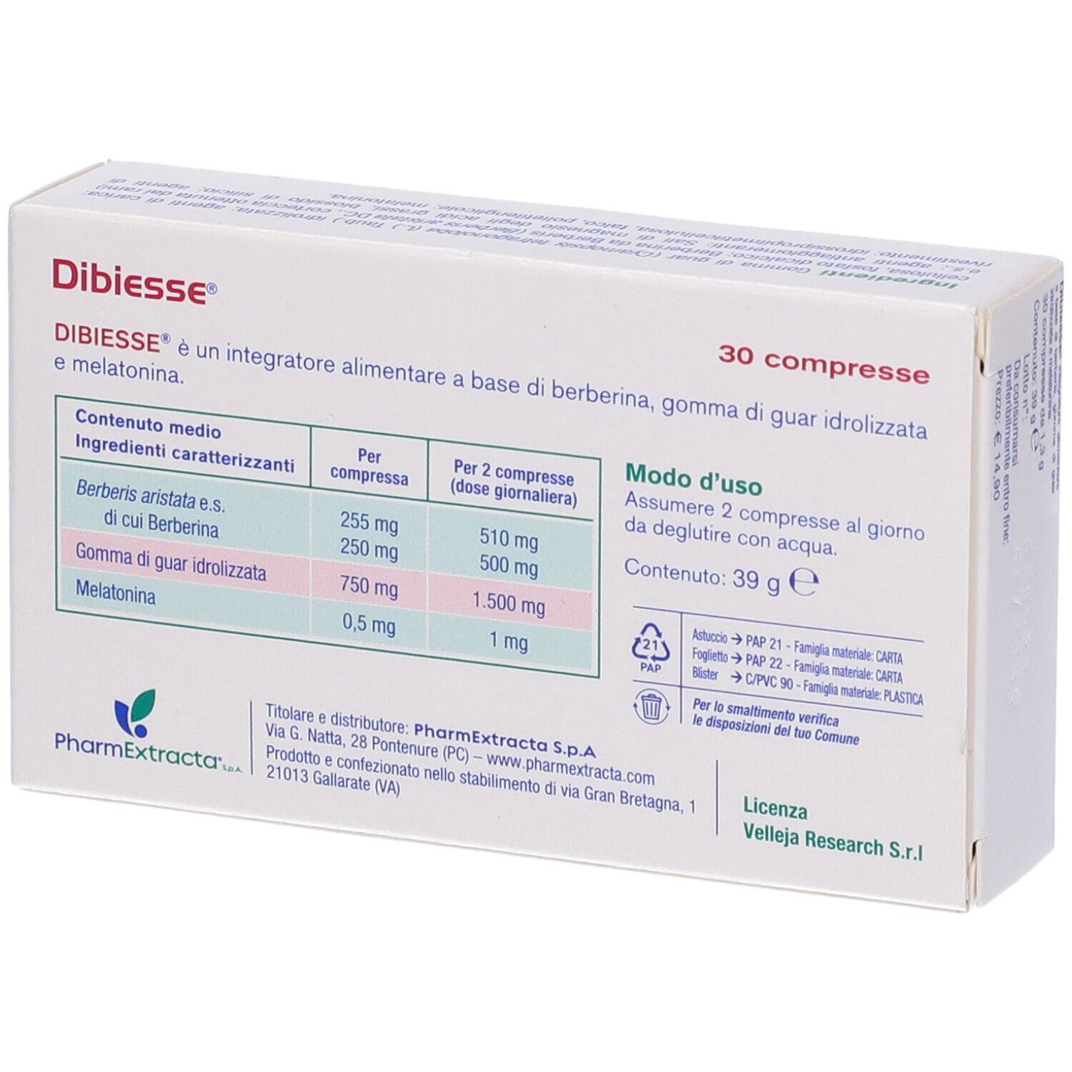 Dibiesse 30 Compresse