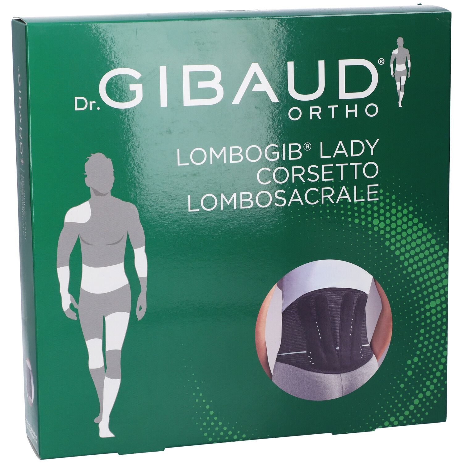 Confezione di corsetto lombo-sacrale 'Lombogib Lady'.