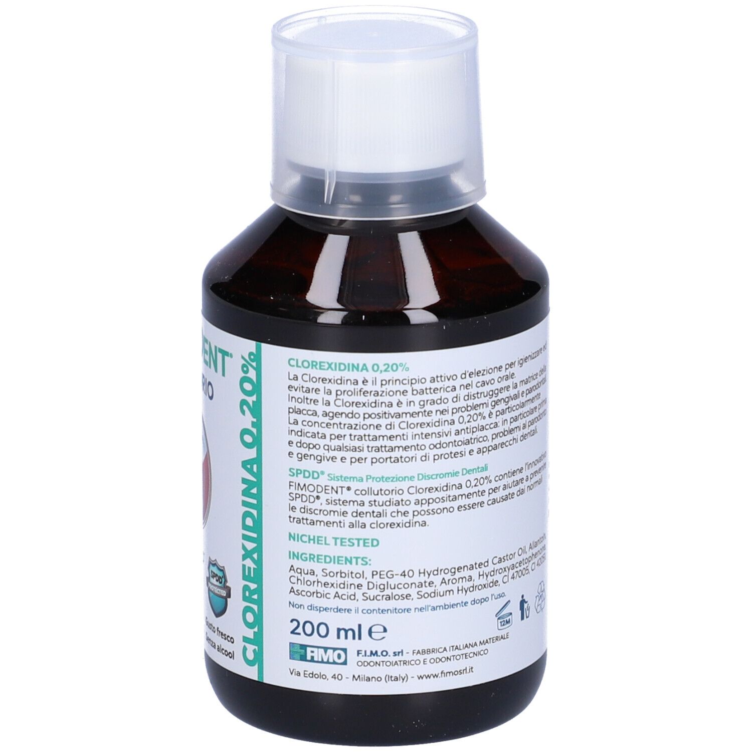 Fimodent Collutorio Clorexidina Spdd 0,20% 200 Ml