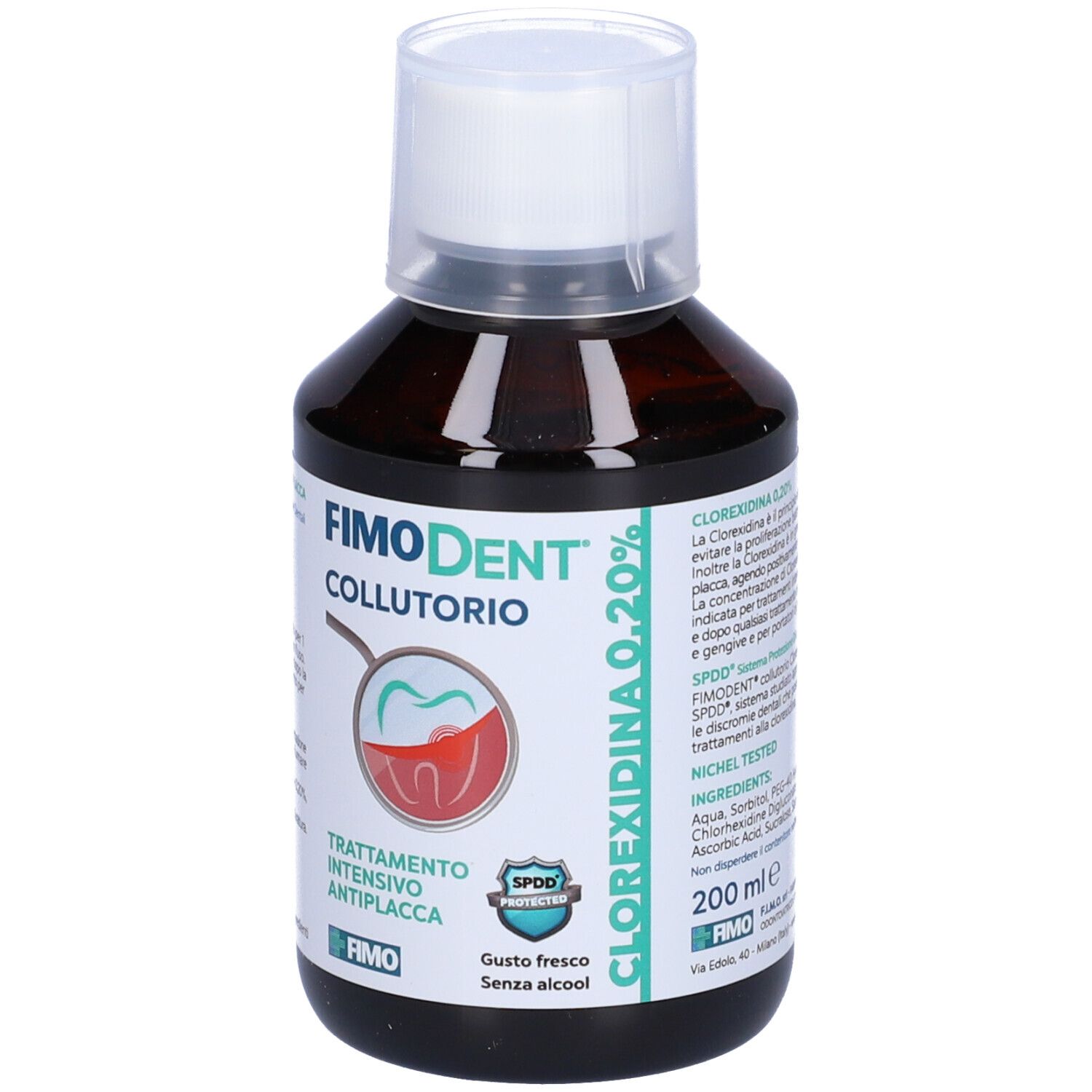 Fimodent Collutorio Clorexidina Spdd 0,20% 200 Ml
