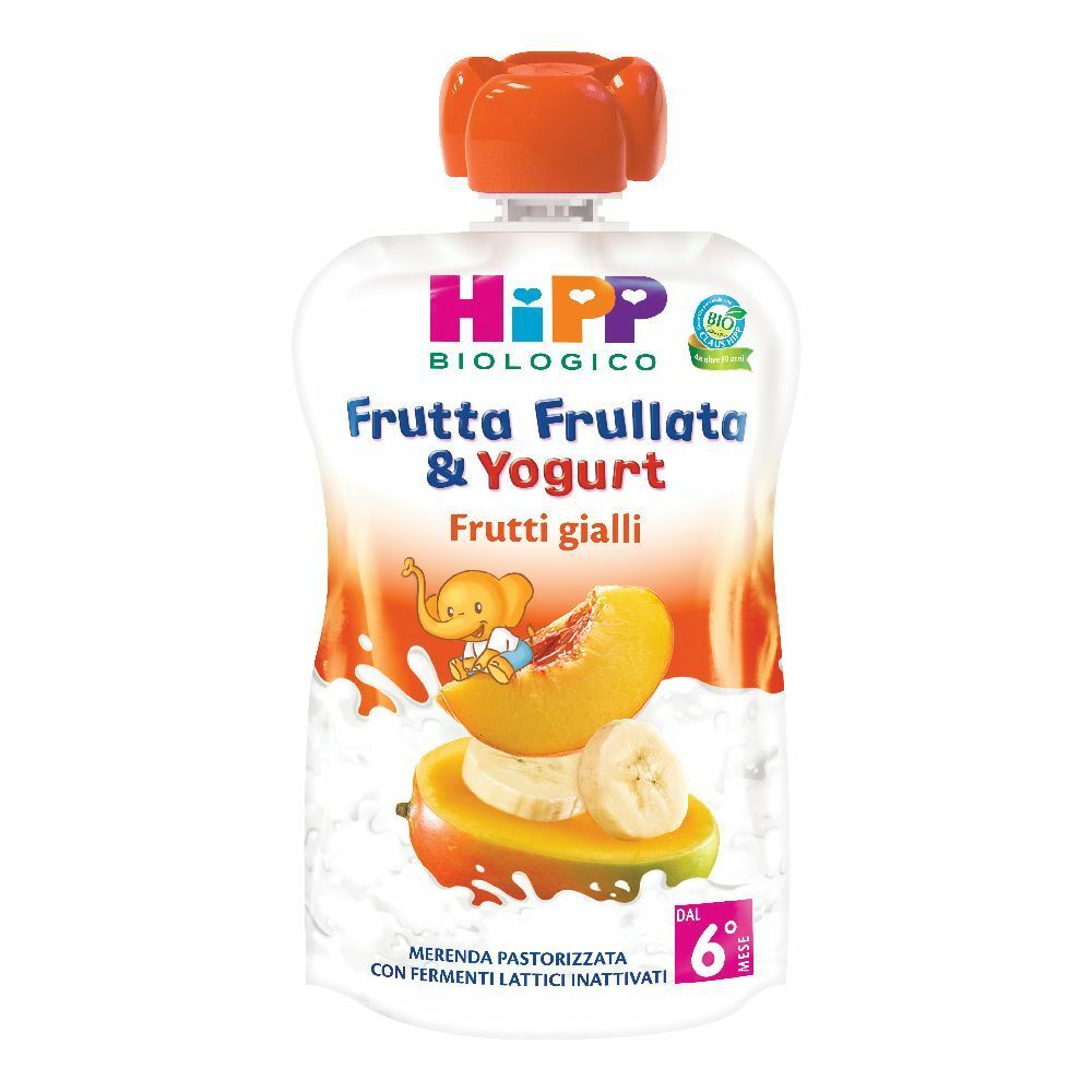 HiPP Biologico Frutta Frullata & Yogurt Frutti Gialli