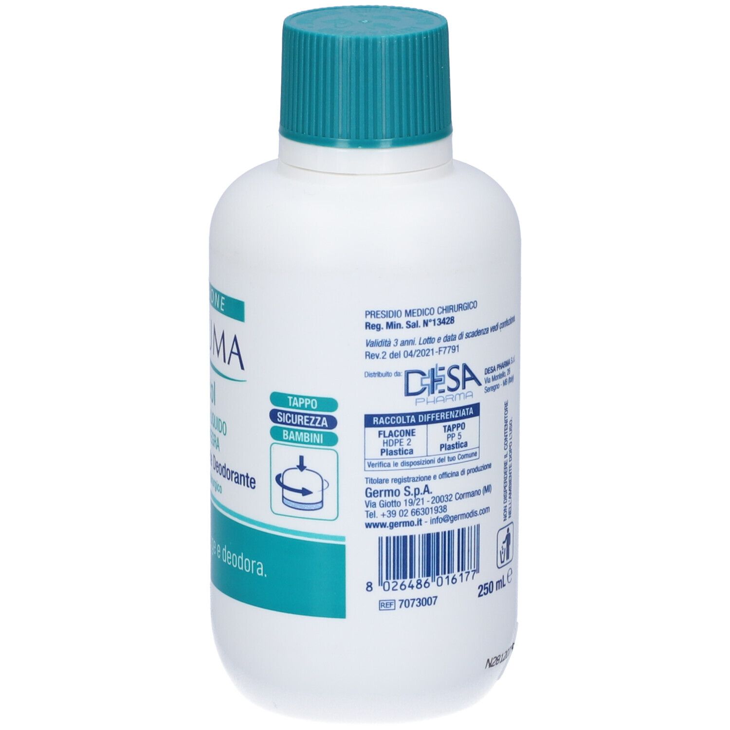 Novalcol Disinfettante Liquido Antisettico Cutaneo 250 Ml