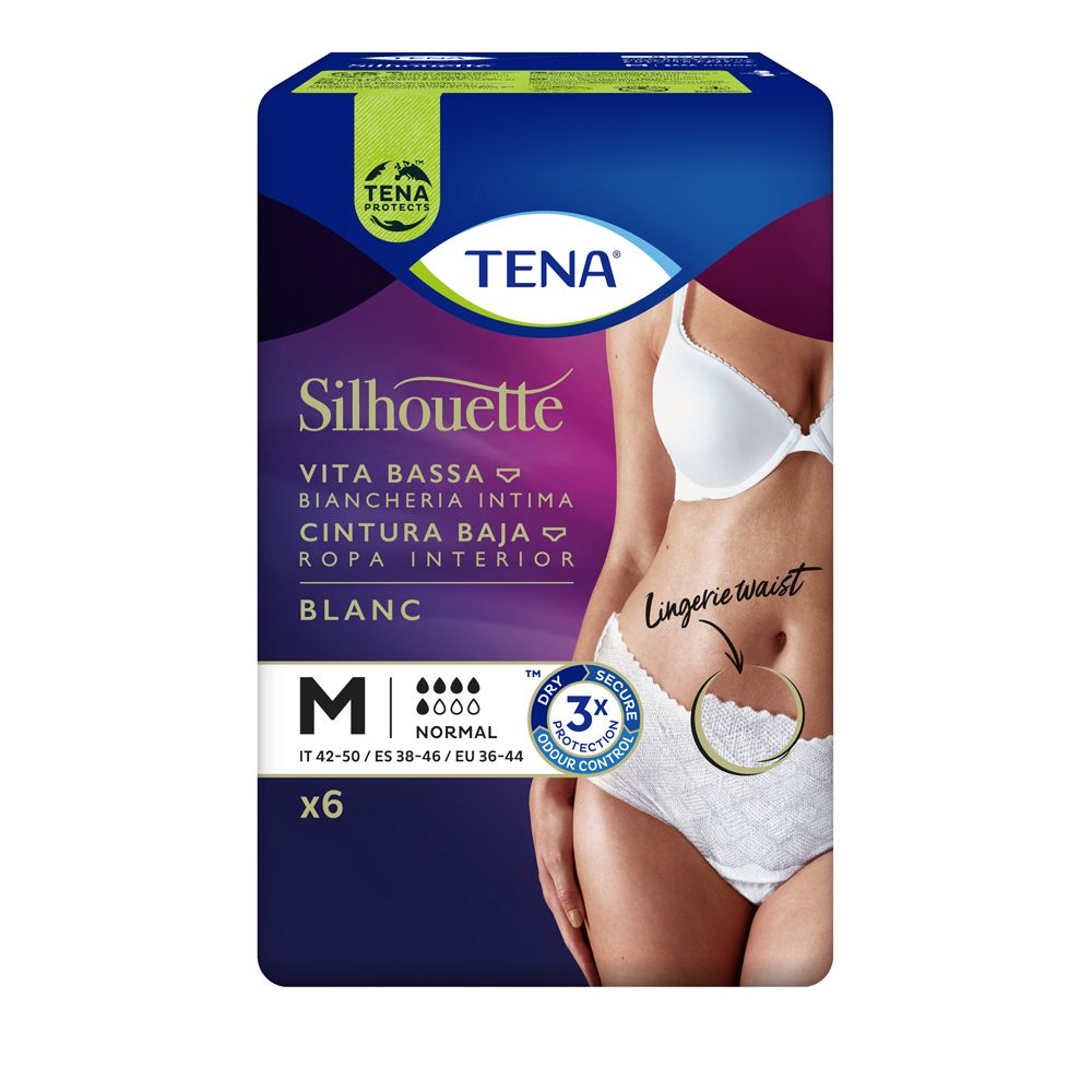 TENA Silhouette Normal Blanc M