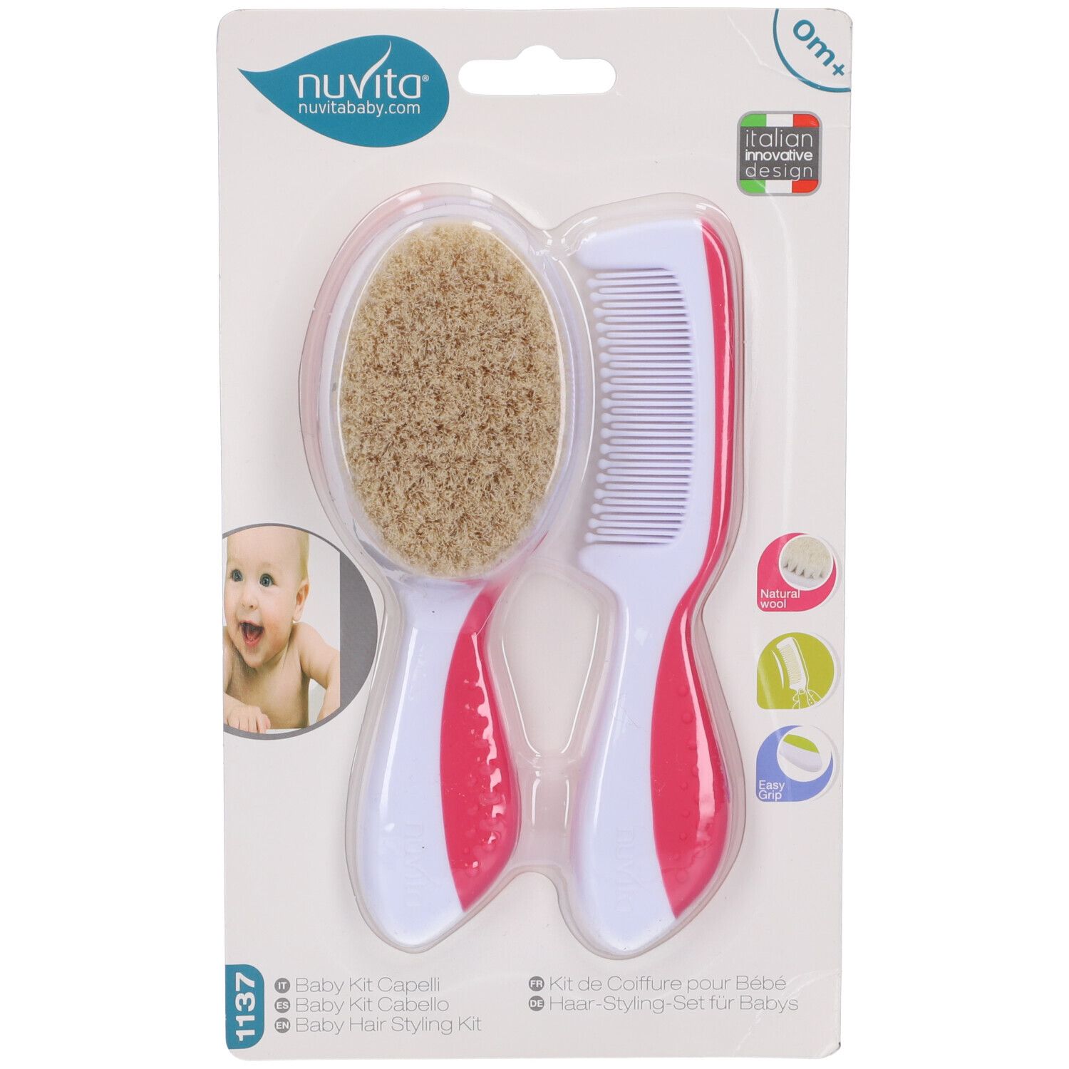 Kit Capelli Spazzola/Pett Rosa