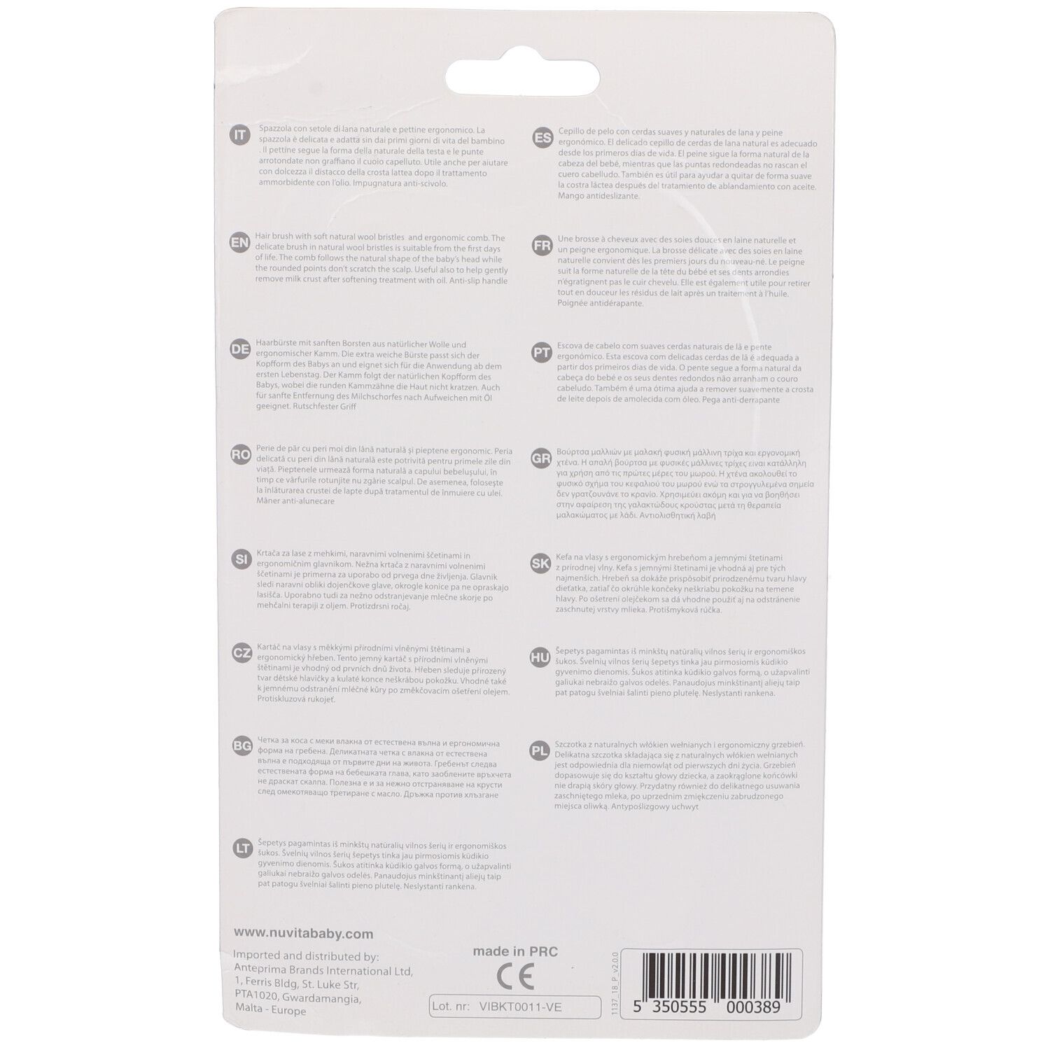 Kit Capelli Spazzola/Pett Rosa