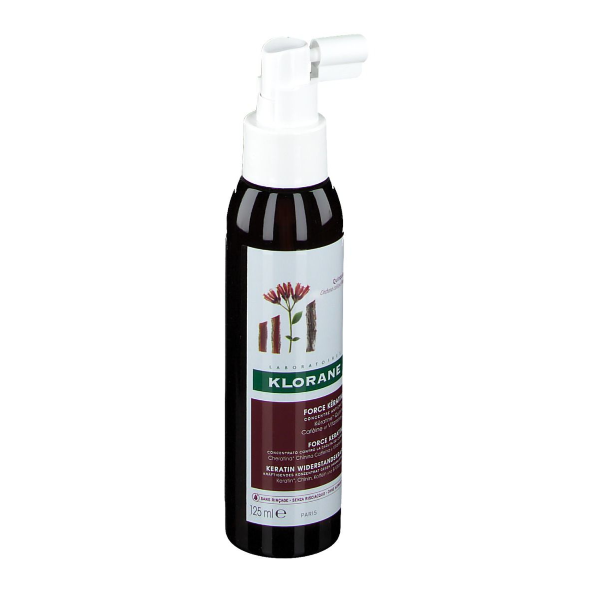 KLORANE Force Keratine Cheratina Chinina Caffeina e Vitamina B
