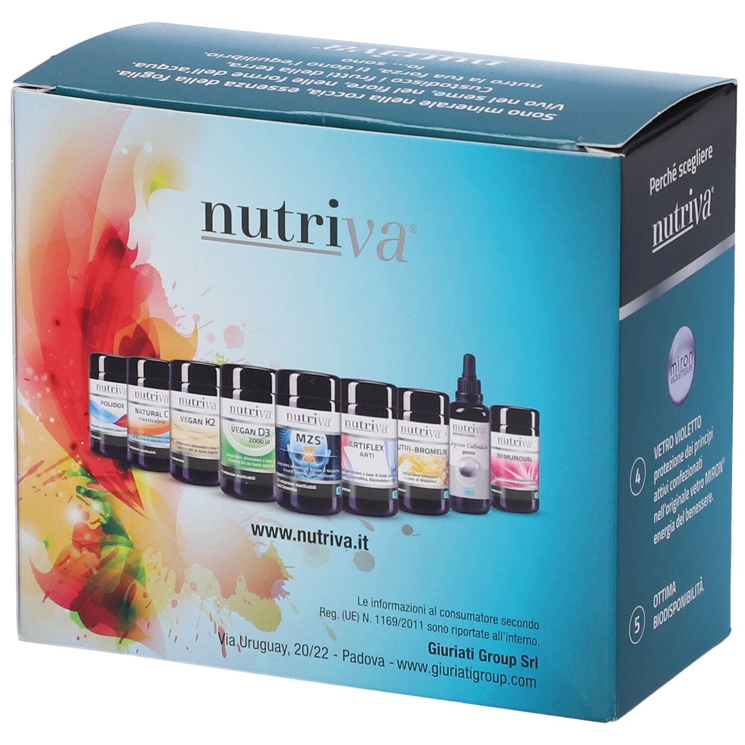 Nutriva Agaricus Capslue + Nutriva Bioflavo C Plus Compresse