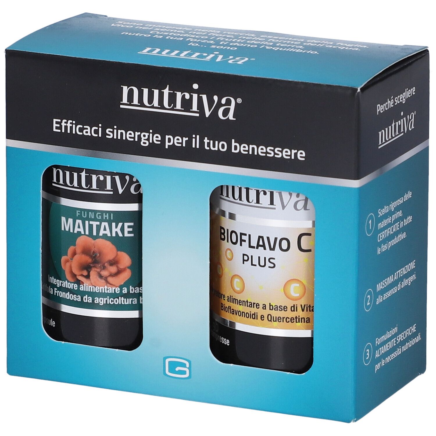 Kit Nutriva Mico Maitake + Bioflavo C Plus