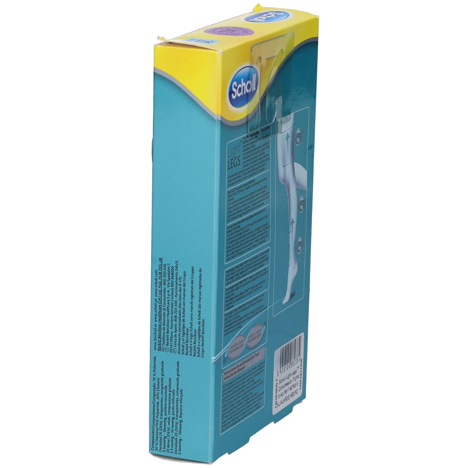 Scholl Lightlegs 20 Denari Taglia Xl Colore Nero 1 Paio