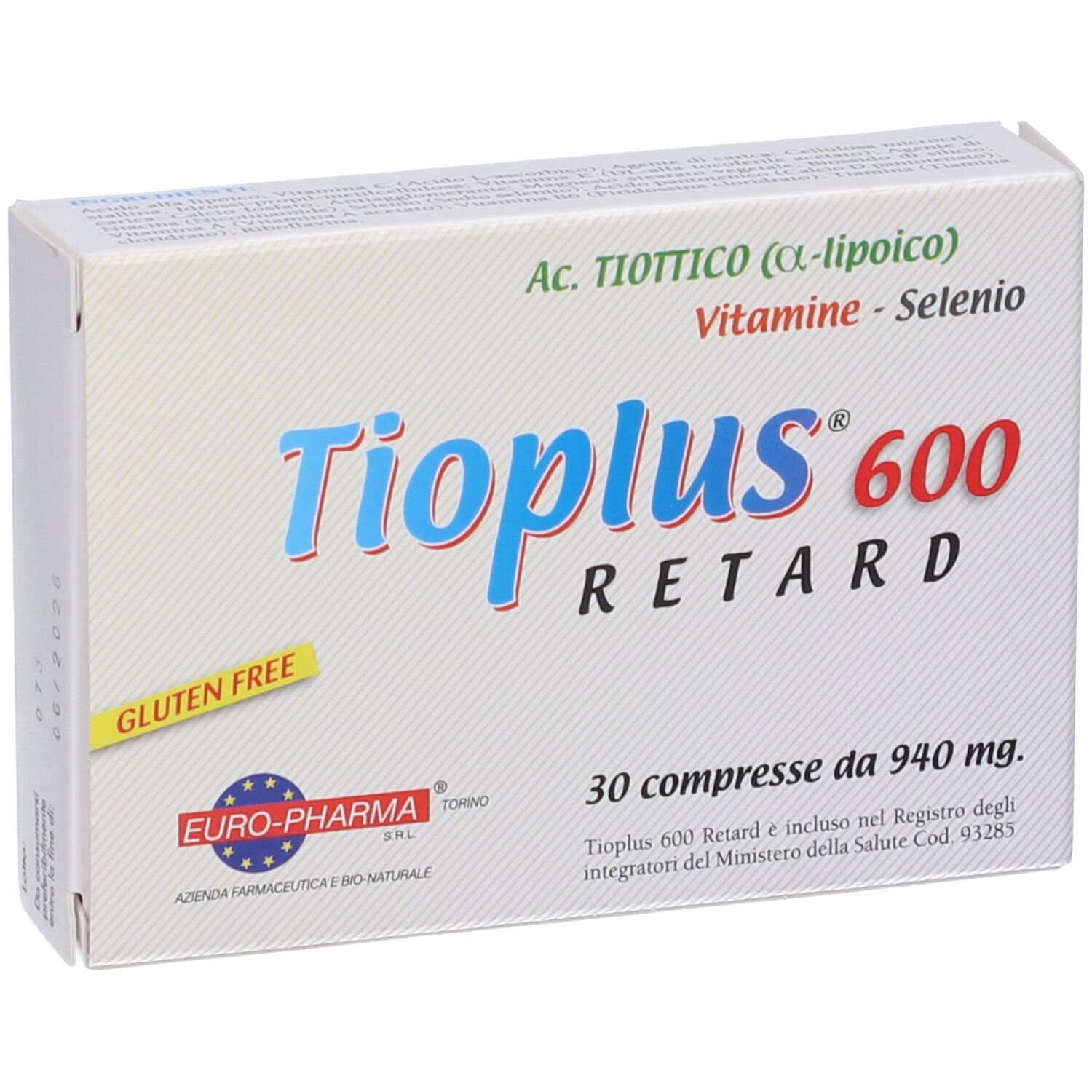 Tioplus 600 Retard 30 Compresse