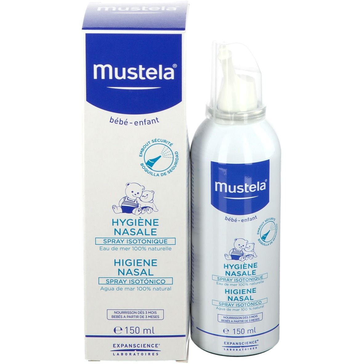 Mustela®  SPRAY Spray Isotonico IGIENE VIE NASALI