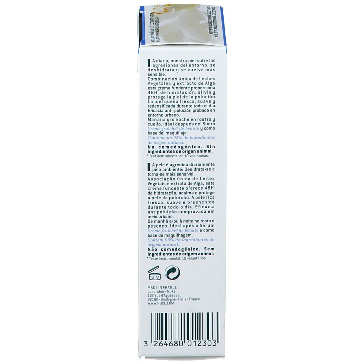 Nuxe Crème Fraîche® De Beautè Crema Idratante