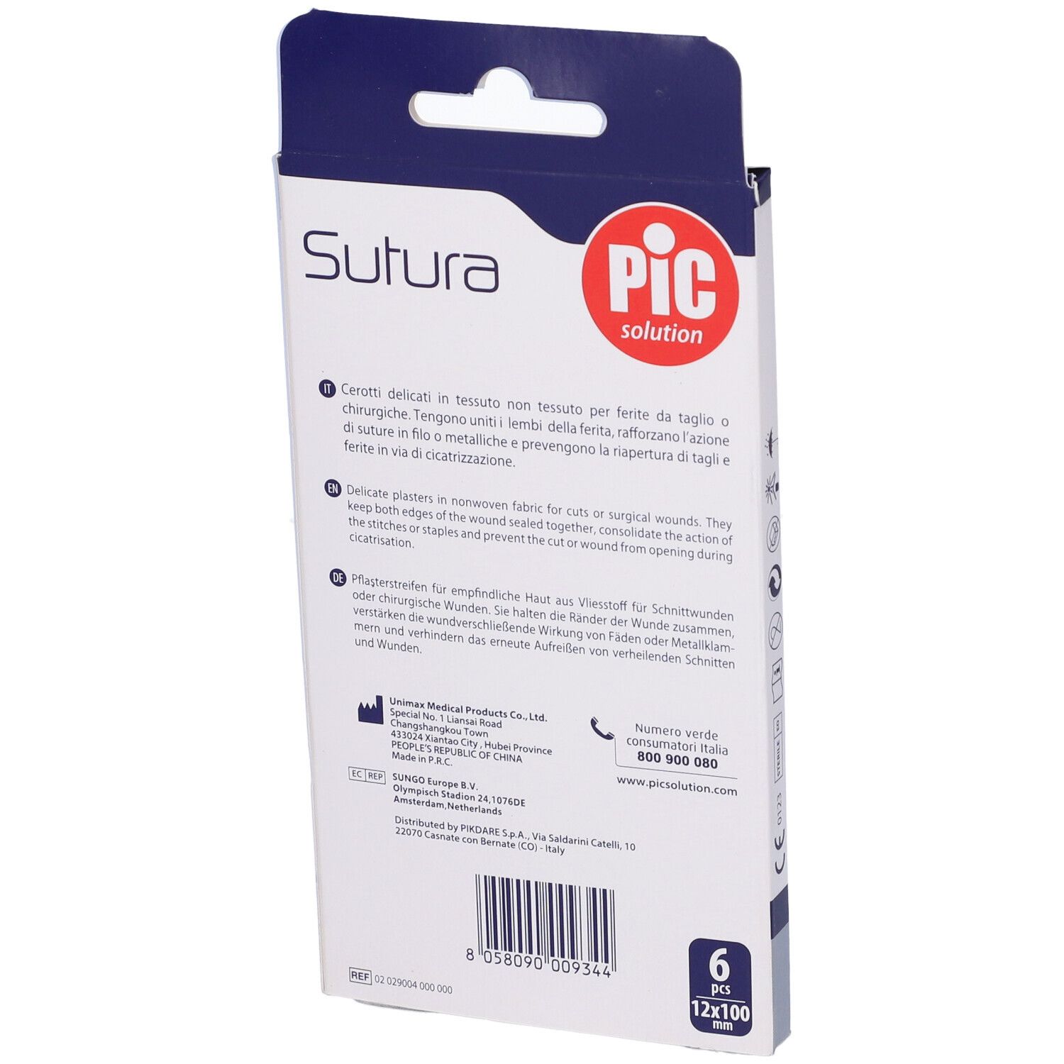 Pic Sutura 12 x 100mm