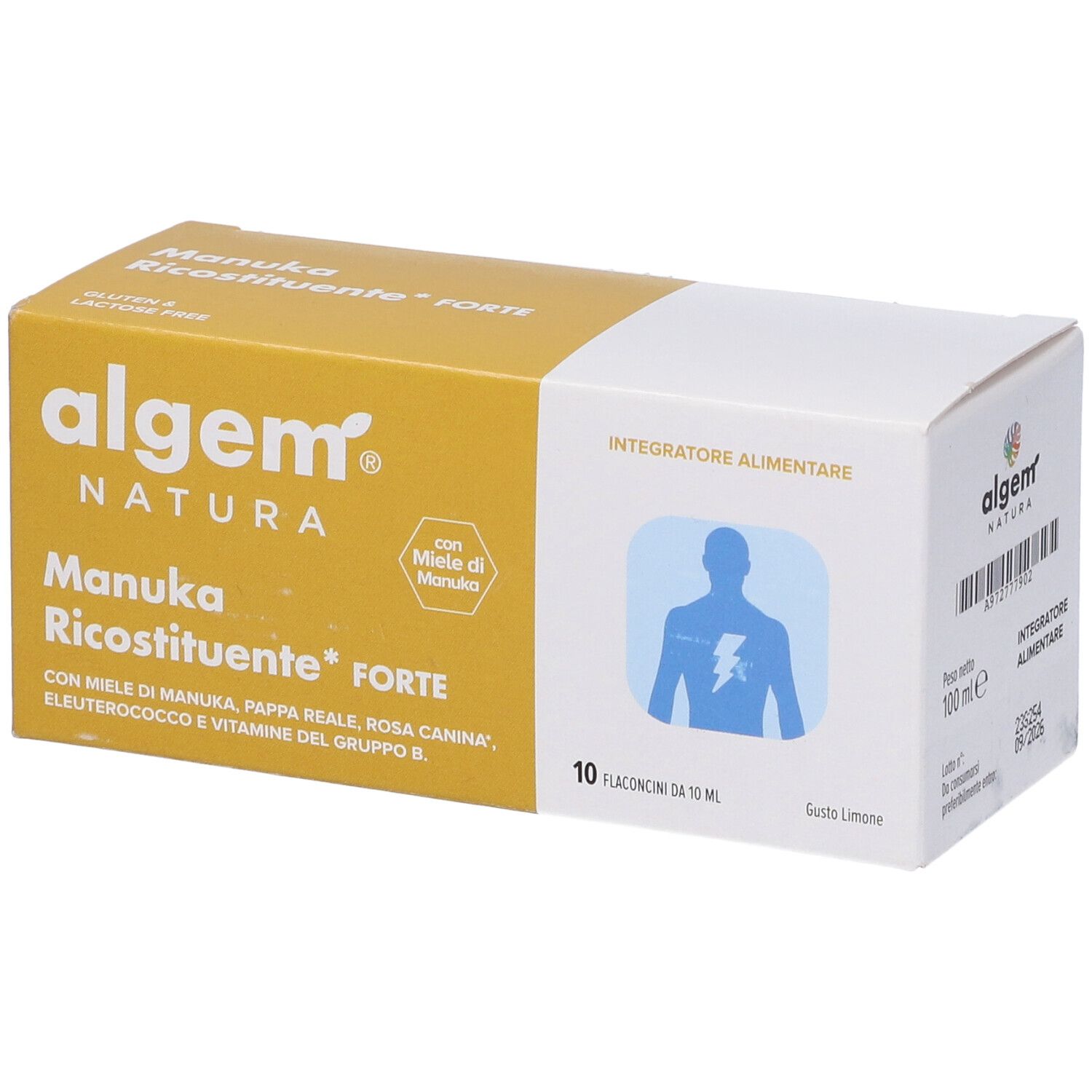 Algem Natura Manuka Ricostituente Forte Flaconcini