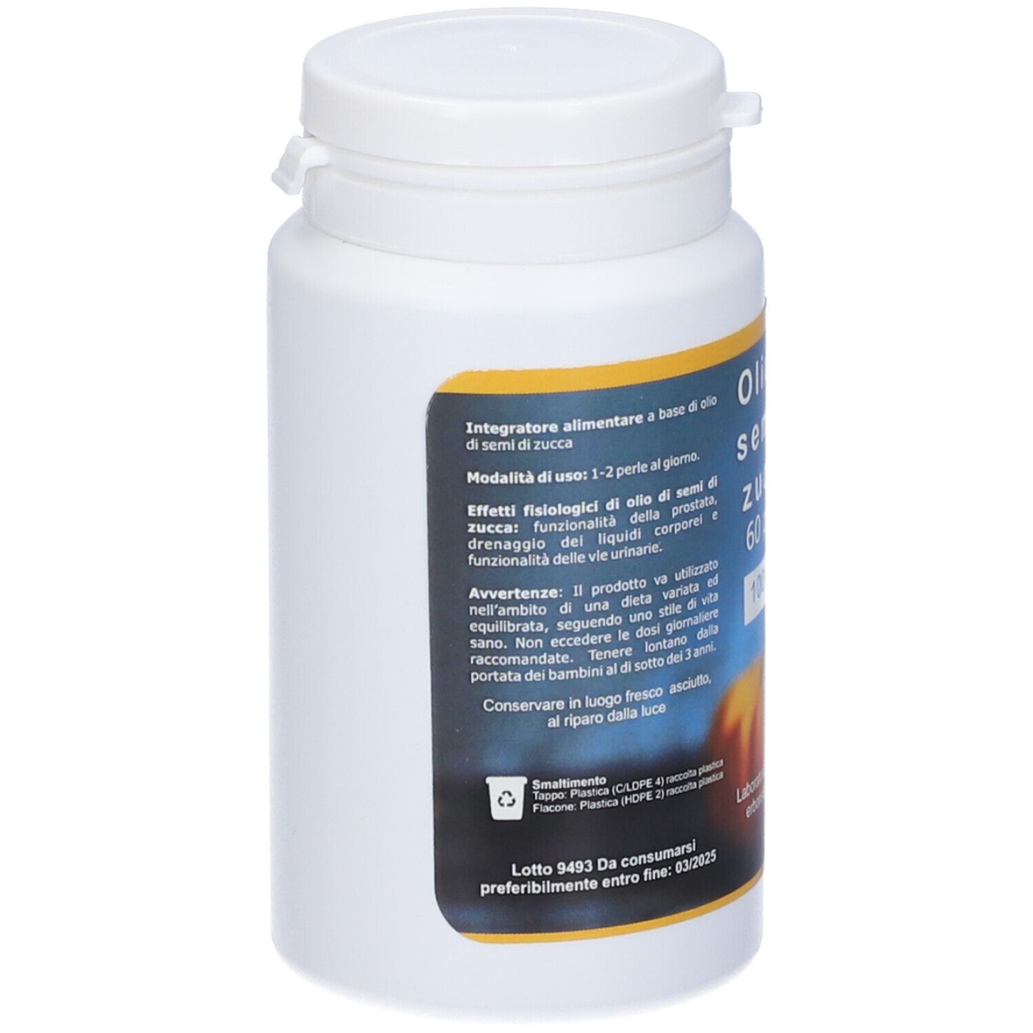 Olio Di Zucca 60 Perle 1000 Mg