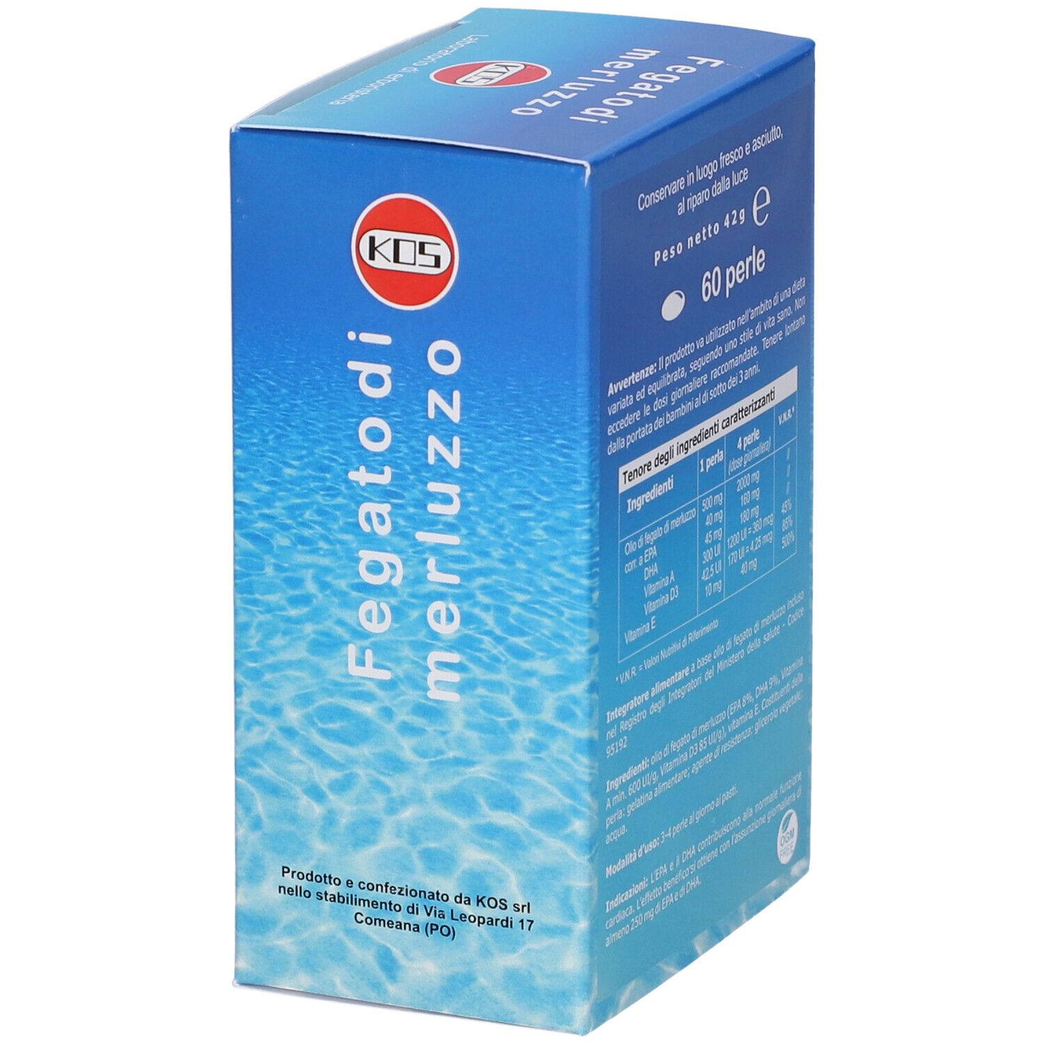 KOS Fegato di Merluzzo Olio Perle