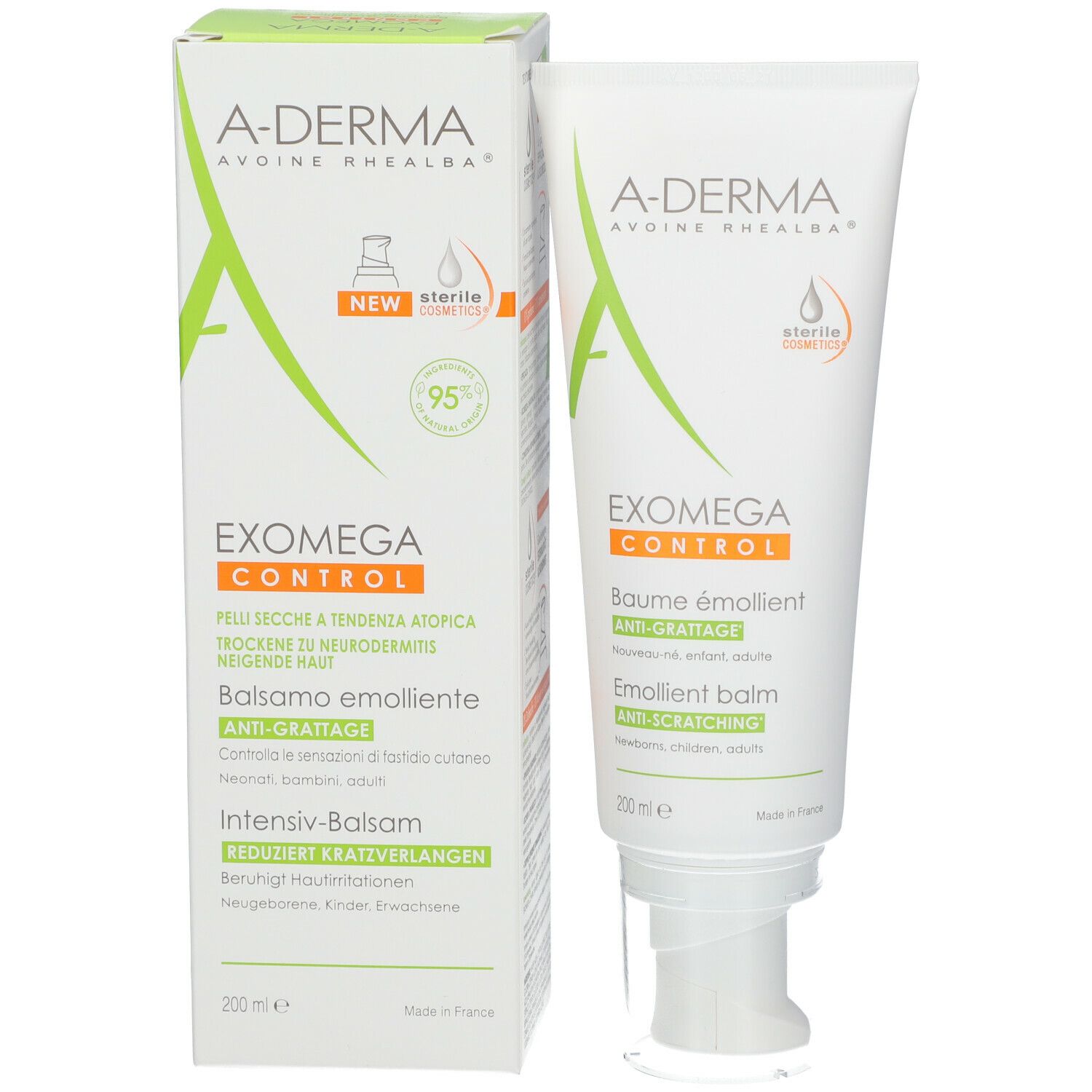 A-DERMA Exomega Control Balsamo Emolliente Cosmetico Sterile