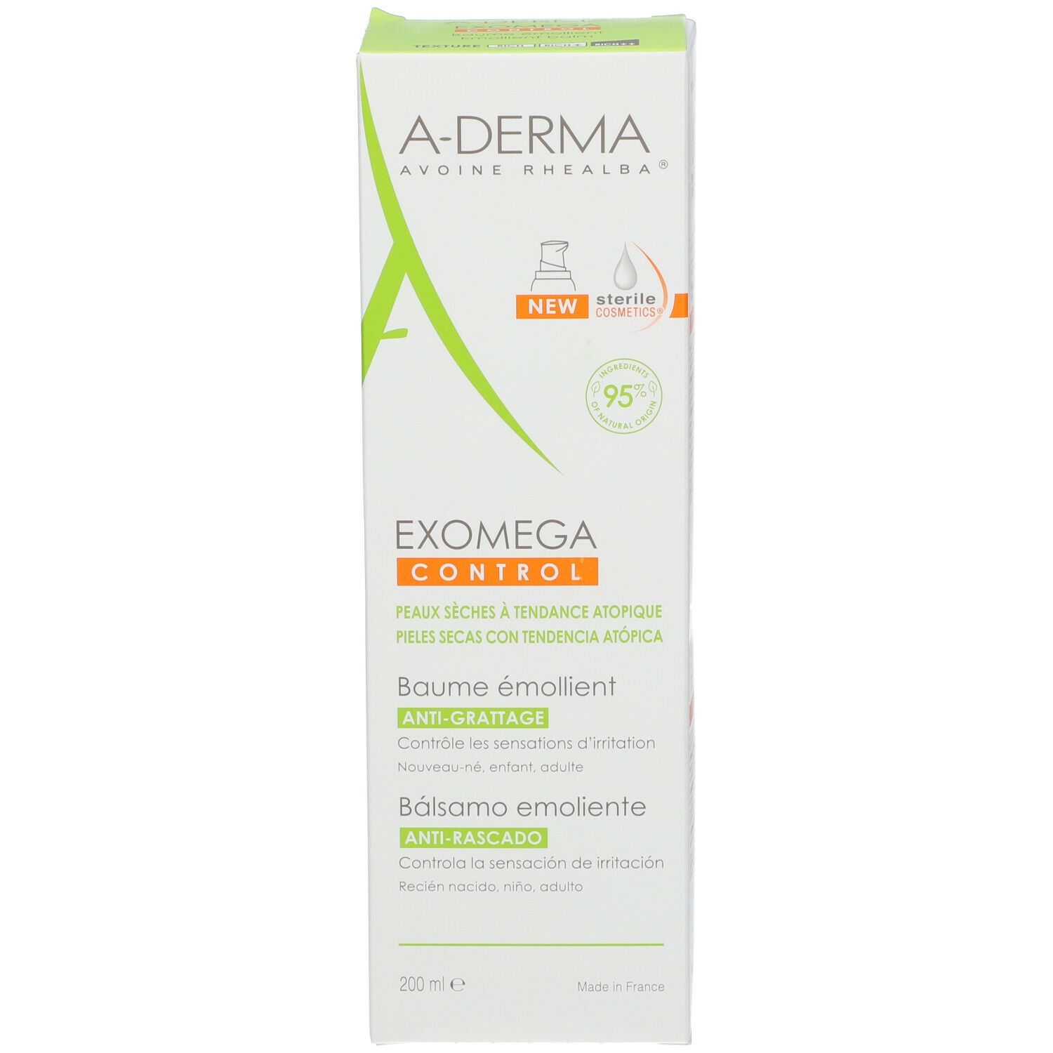 A-DERMA Exomega Control Balsamo Emolliente Cosmetico Sterile