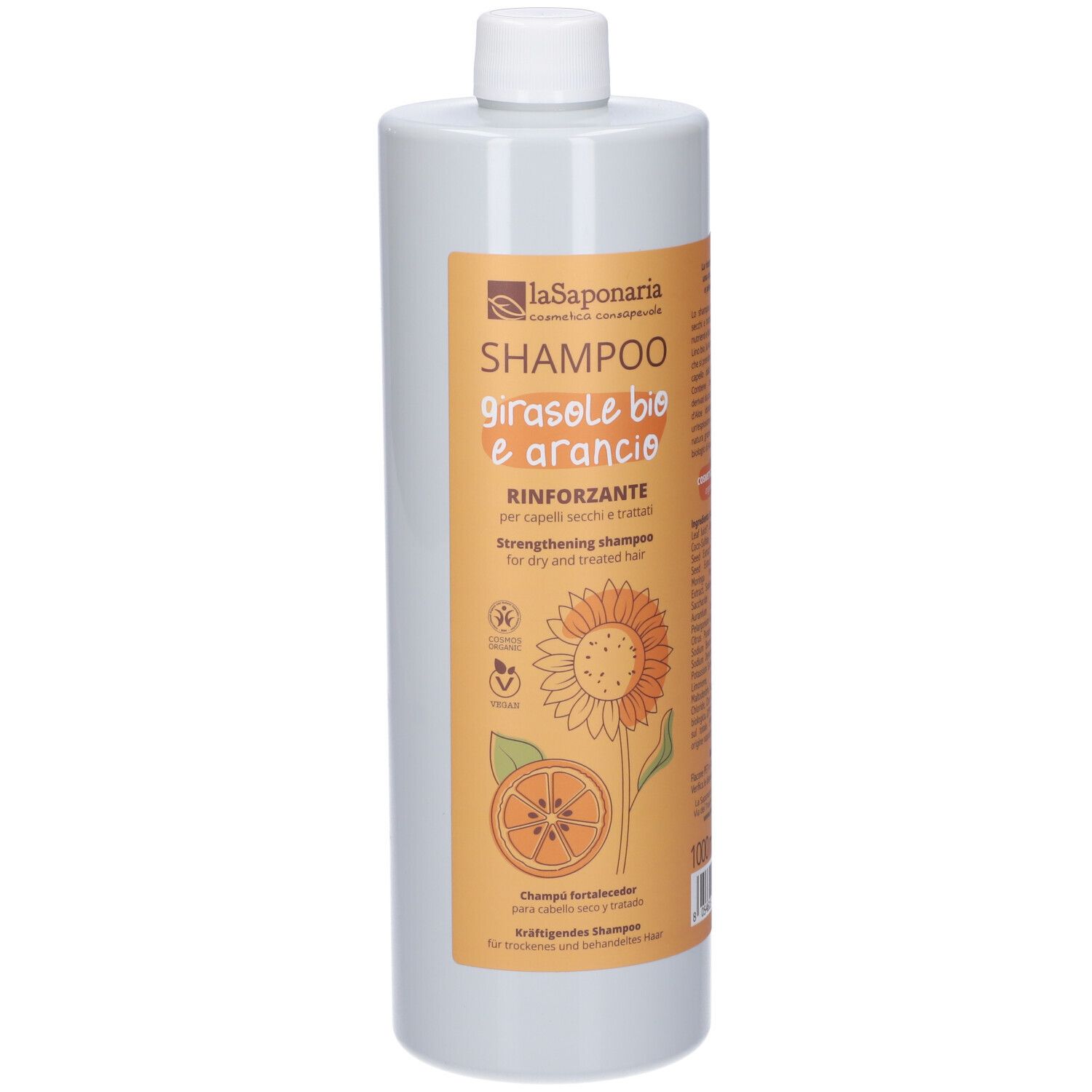 La Saponaria Shampoo Rinforzante Girasole Bio e Arancio