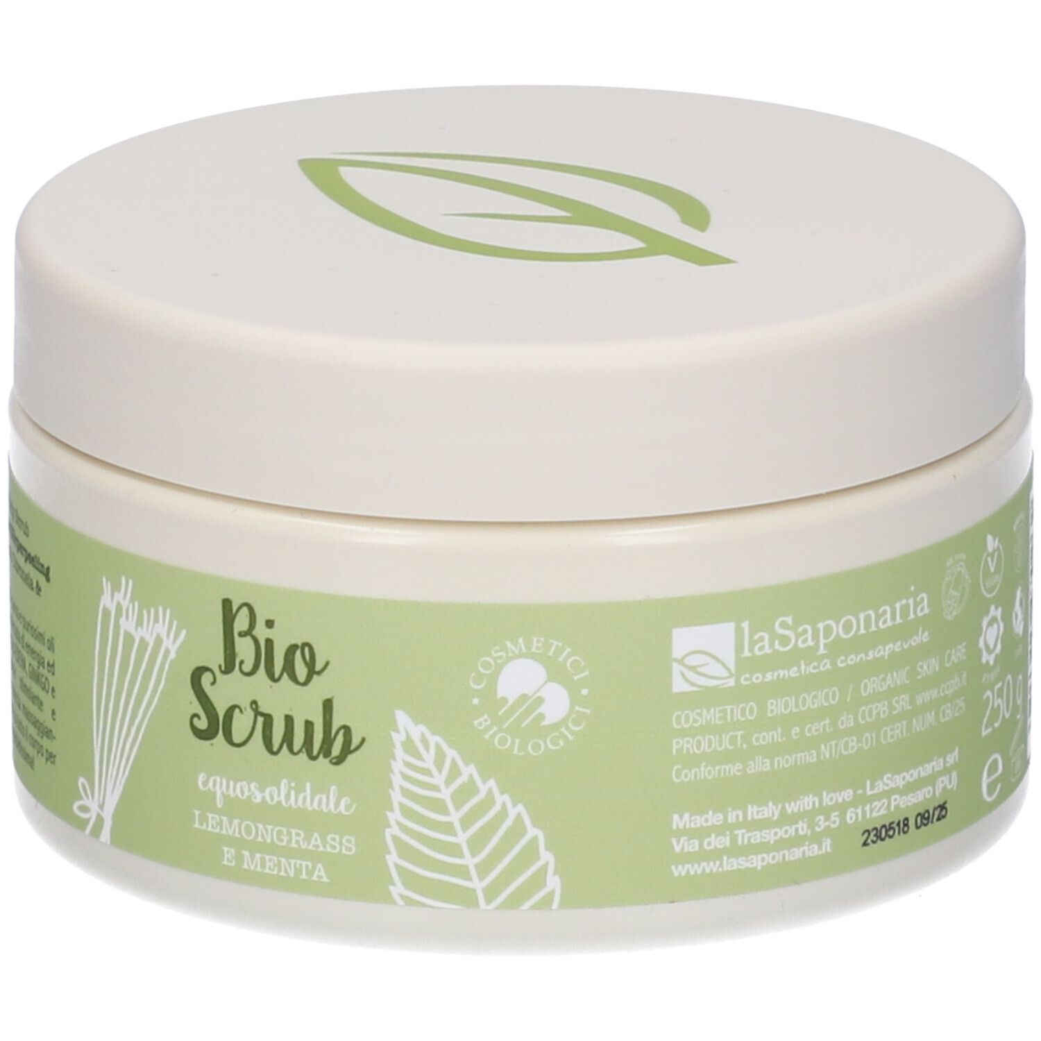 La Saponaria Scrub Lemongrass E Menta