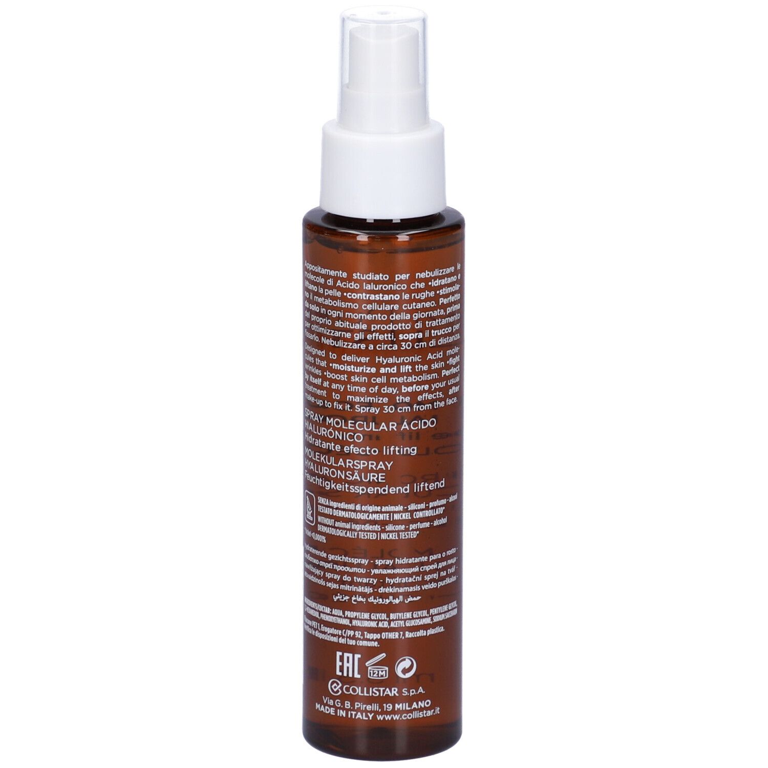 Collistar Attivi Puri Spray Molecolare Acido Ialuronico