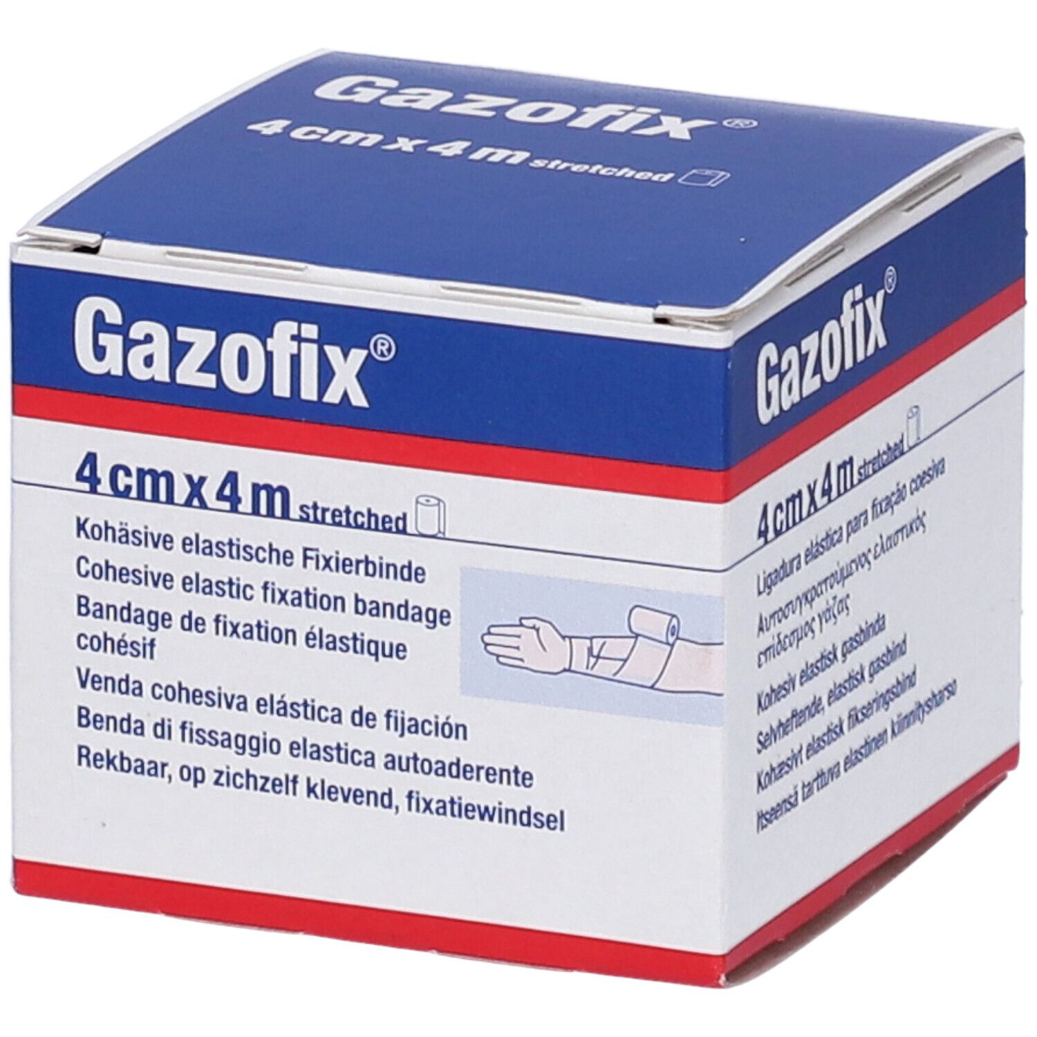 Benda Elastica Autoadesiva Gazofix Lf 4X400Cm