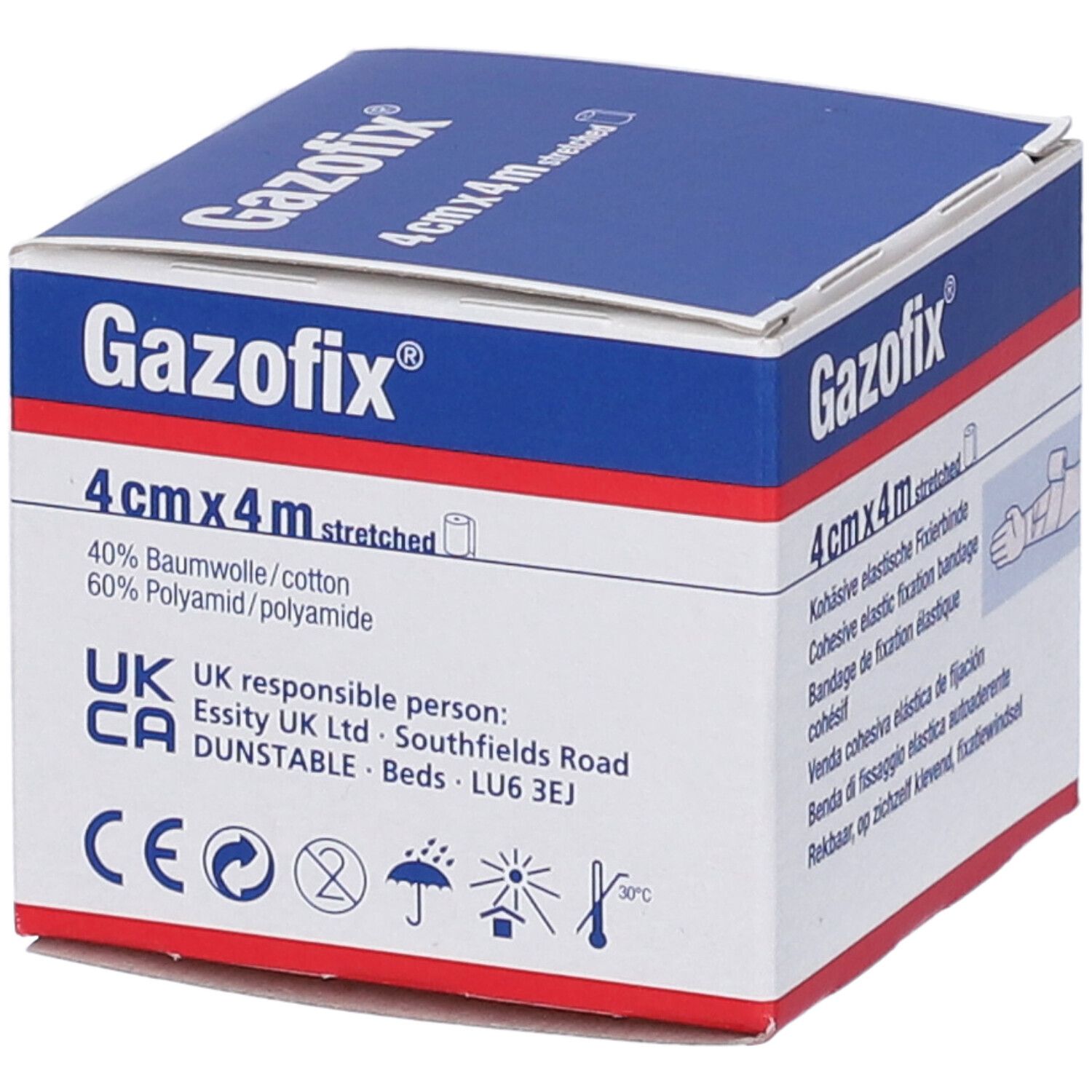 Benda Elastica Autoadesiva Gazofix Lf 4X400Cm