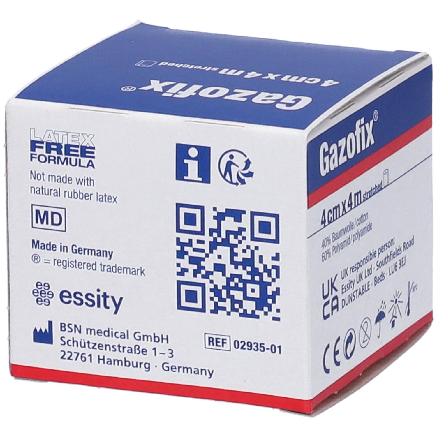 Benda Elastica Autoadesiva Gazofix Lf 4X400Cm