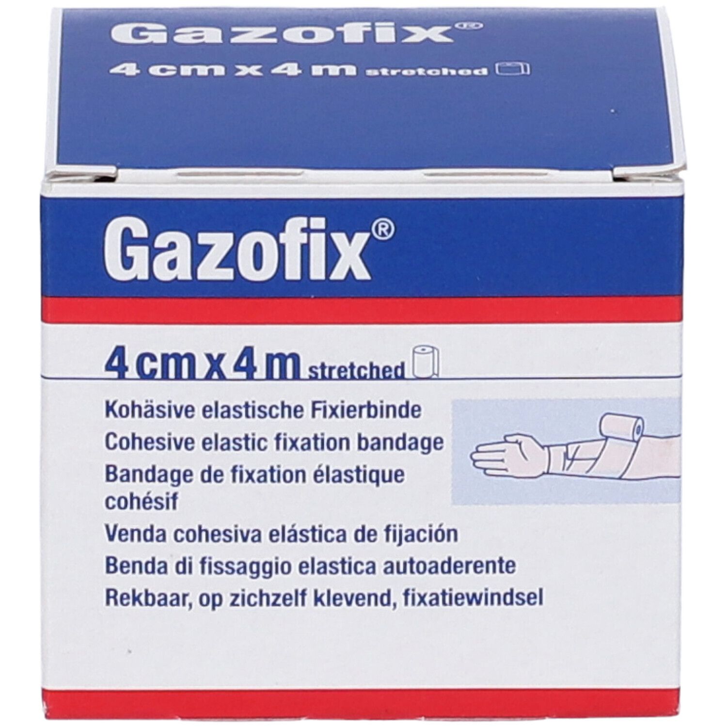 Benda Elastica Autoadesiva Gazofix Lf 4X400Cm