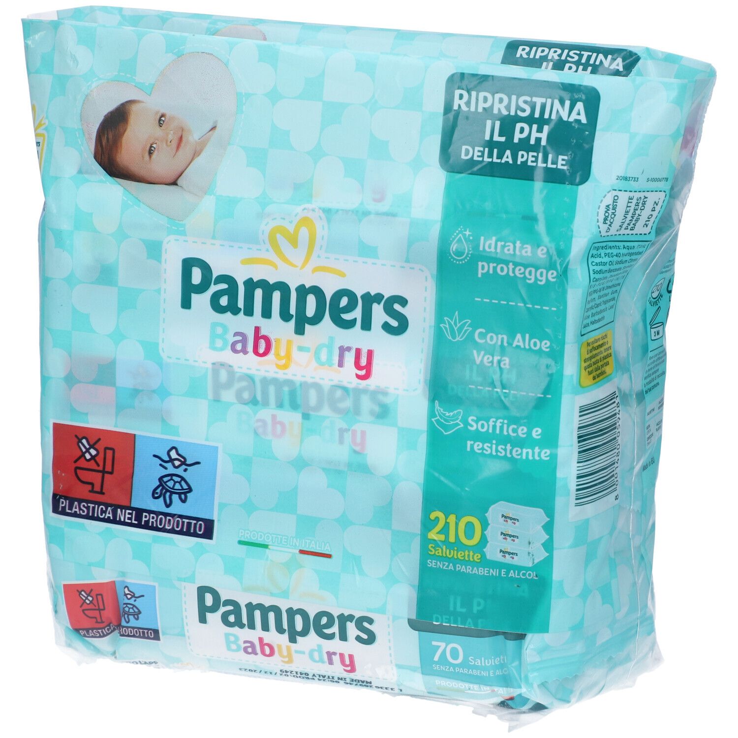 Pampers Baby Fresh Pacco Multiplo 210 pz