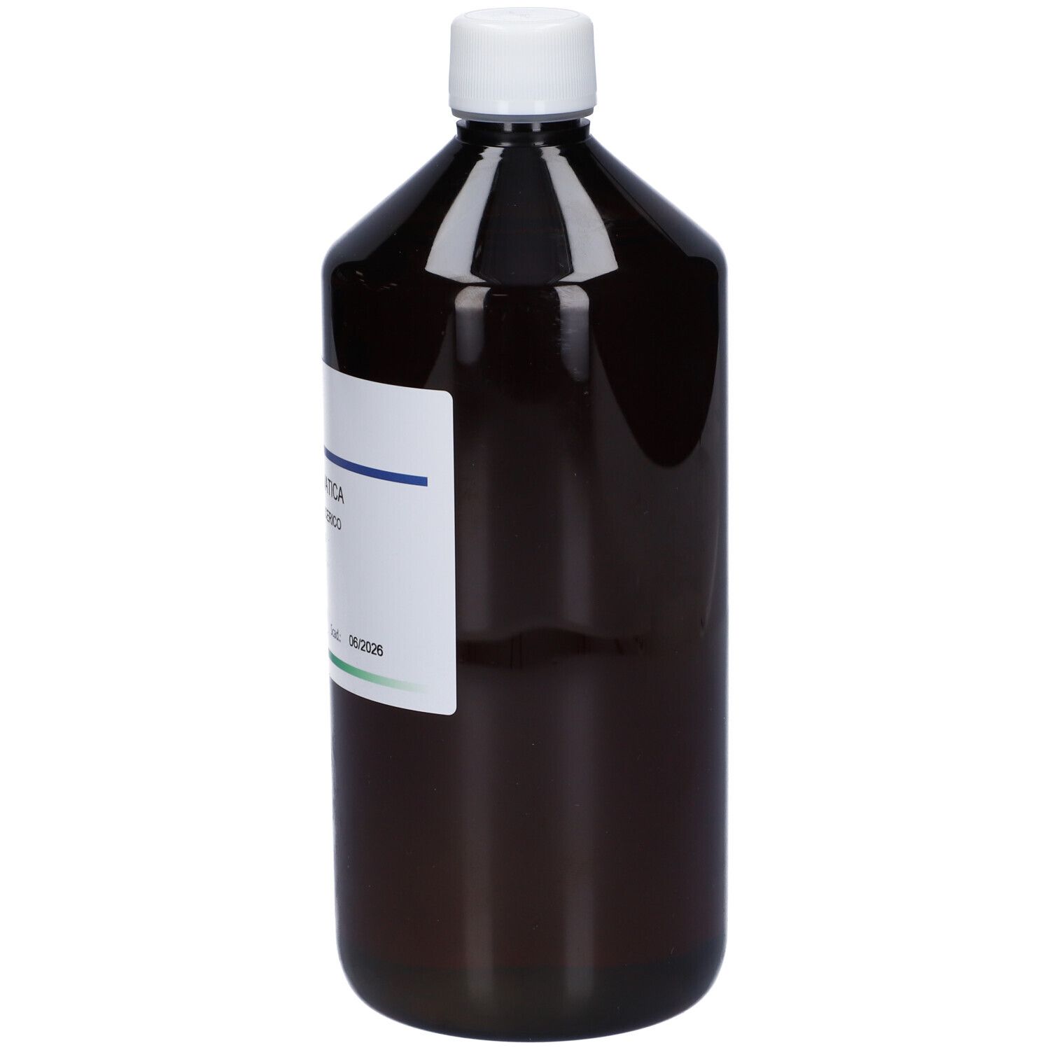 Flacone marrone con tappo bianco ed etichetta. Scritta: Fagus Sylvatica Macerato Glicerico. Marchio: HERING.
