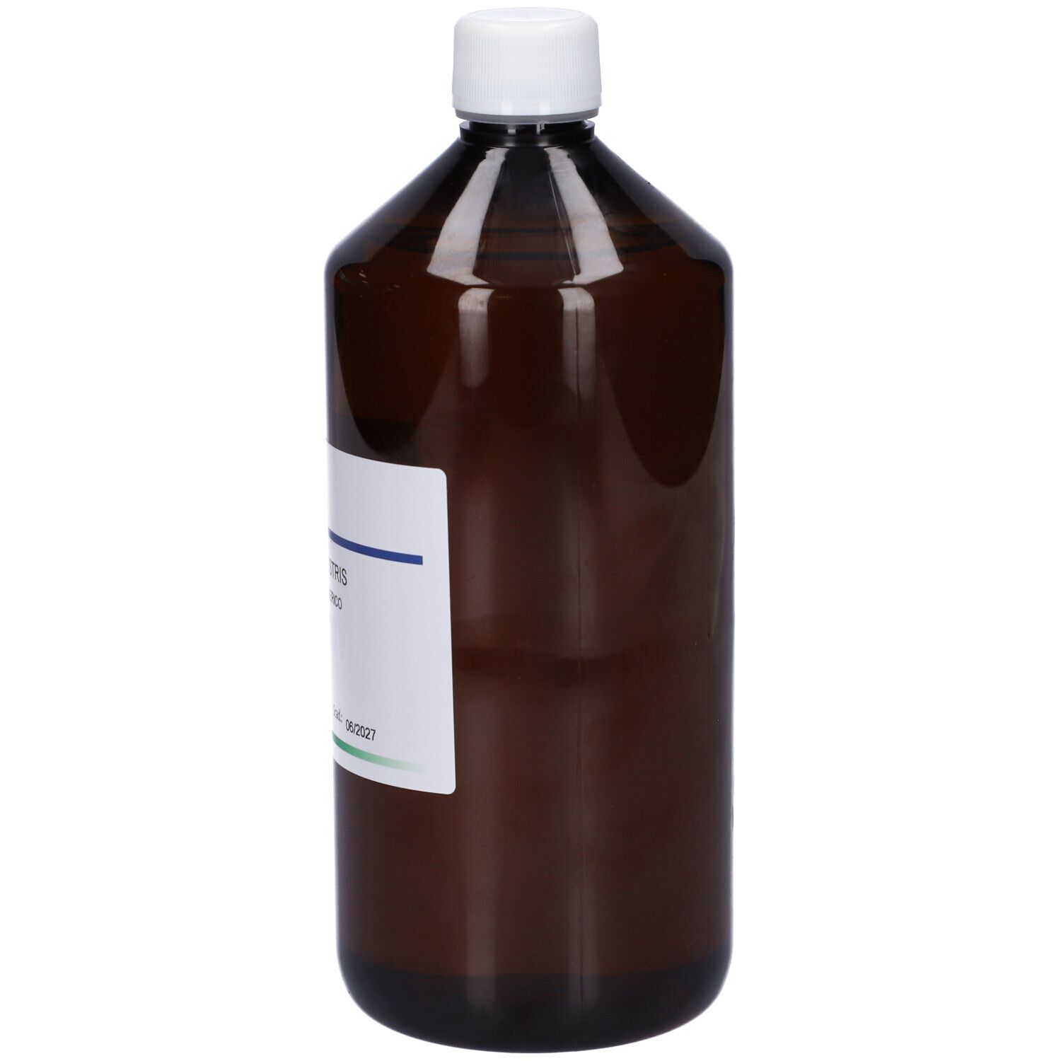 Flacone marrone con tappo bianco. Etichetta con nome prodotto e marchio HERING. 1000 ml.