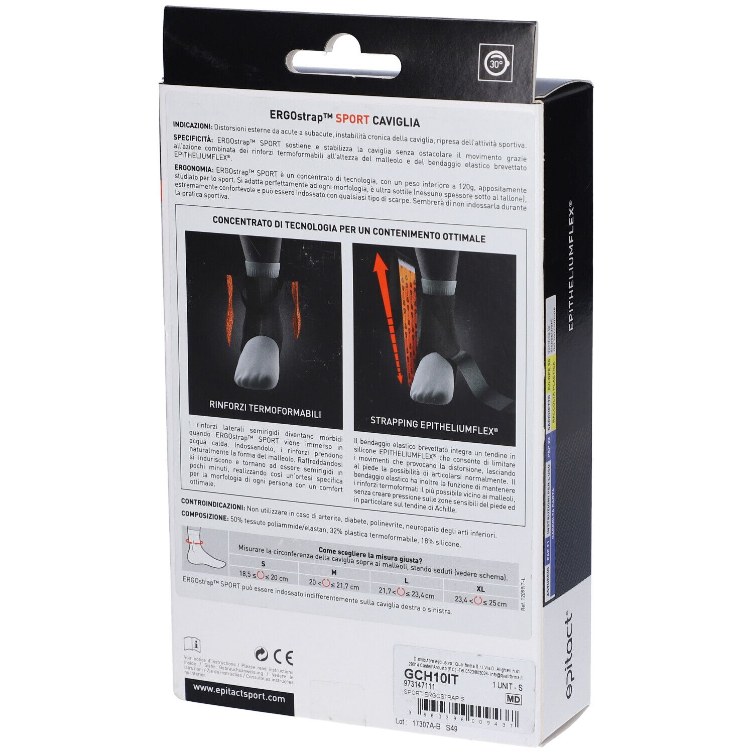 Cavigliera Epitact Sport Ergostrap S