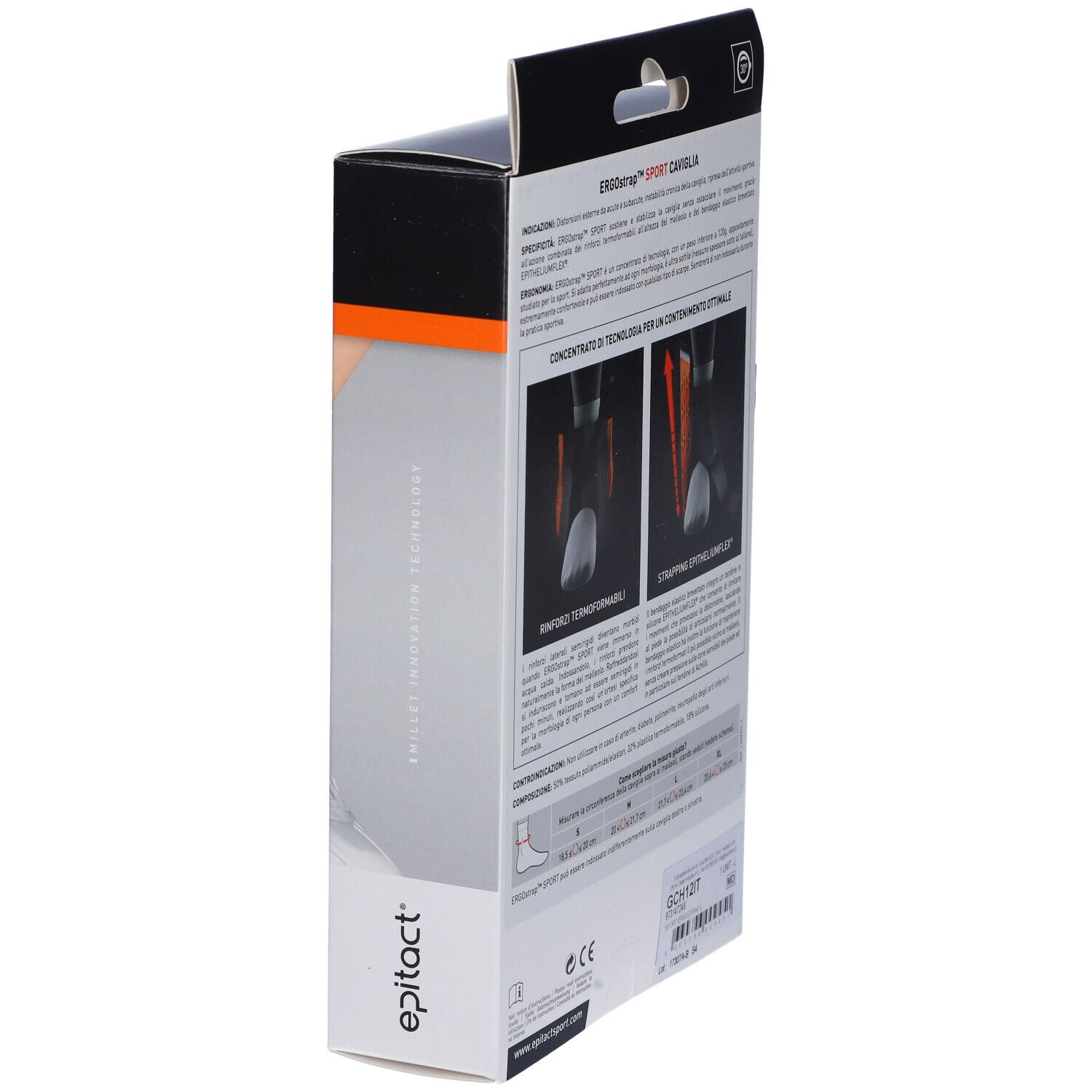 Epitact Ergostrap™ Sport Caviglia Taglia L