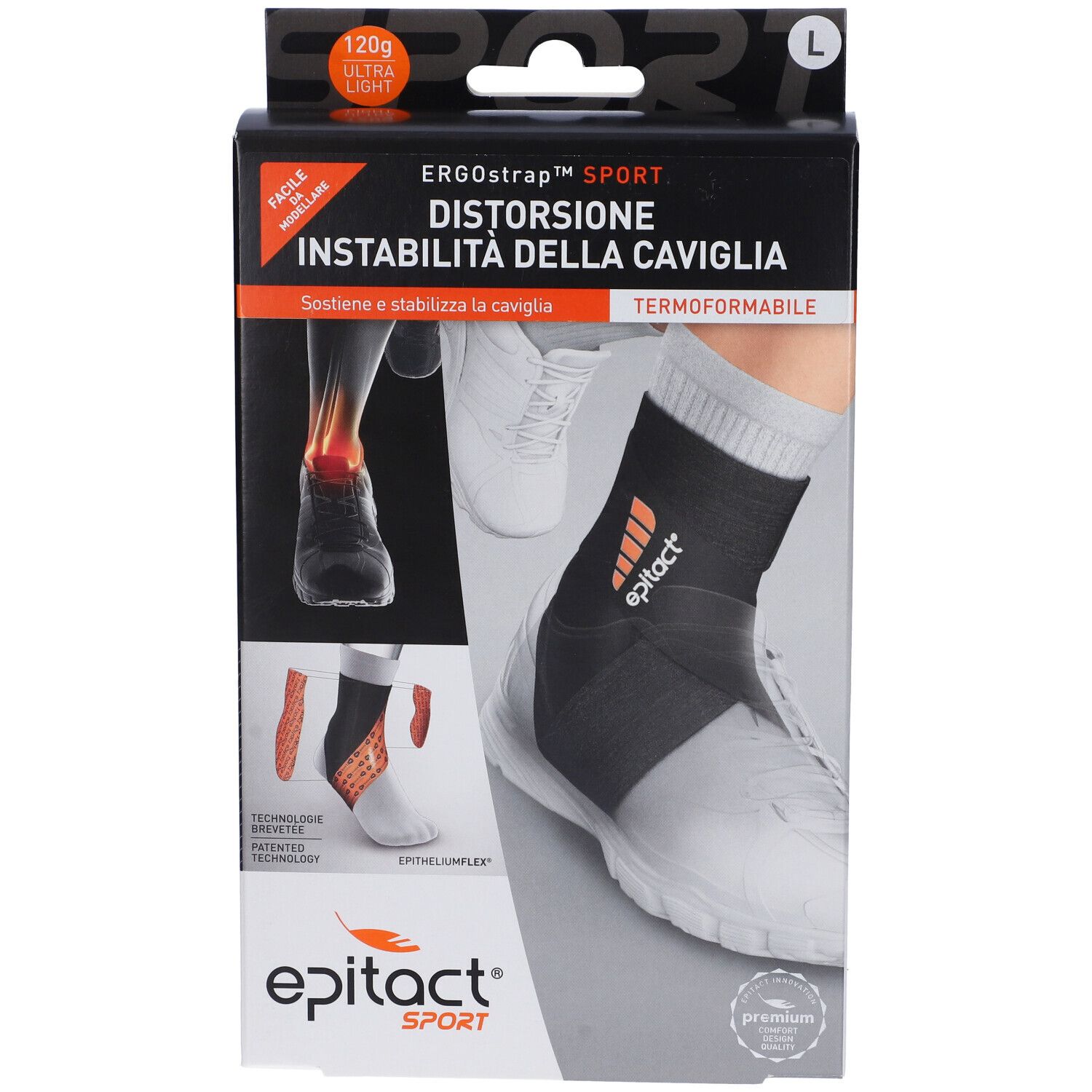 Epitact Ergostrap™ Sport Caviglia Taglia L