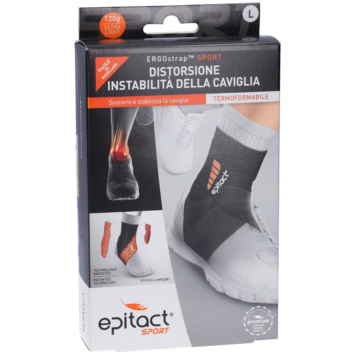 Epitact Ergostrap™ Sport Caviglia Taglia L