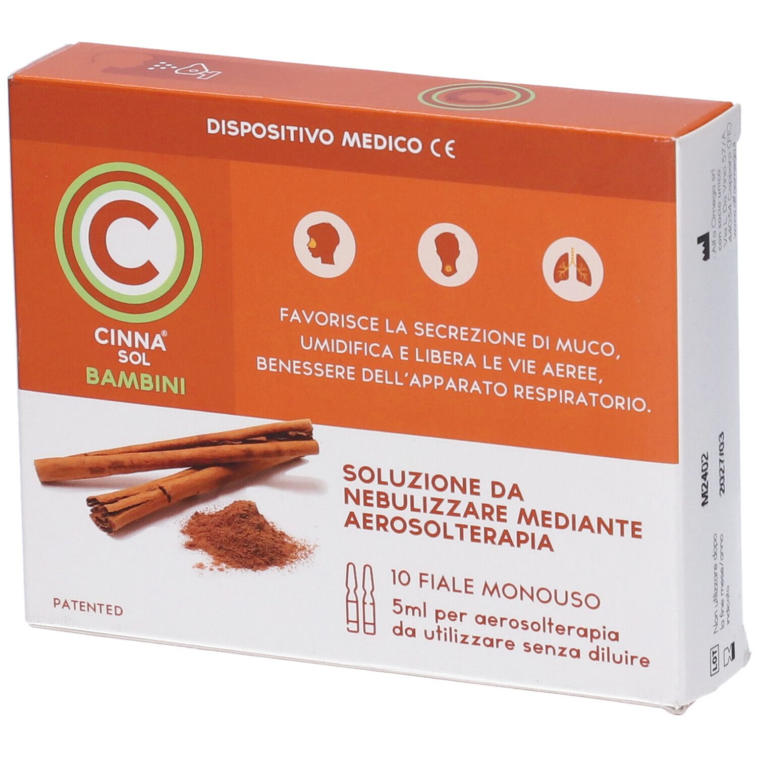 Cinna Sol Bambini 10 Fiale 5 Ml
