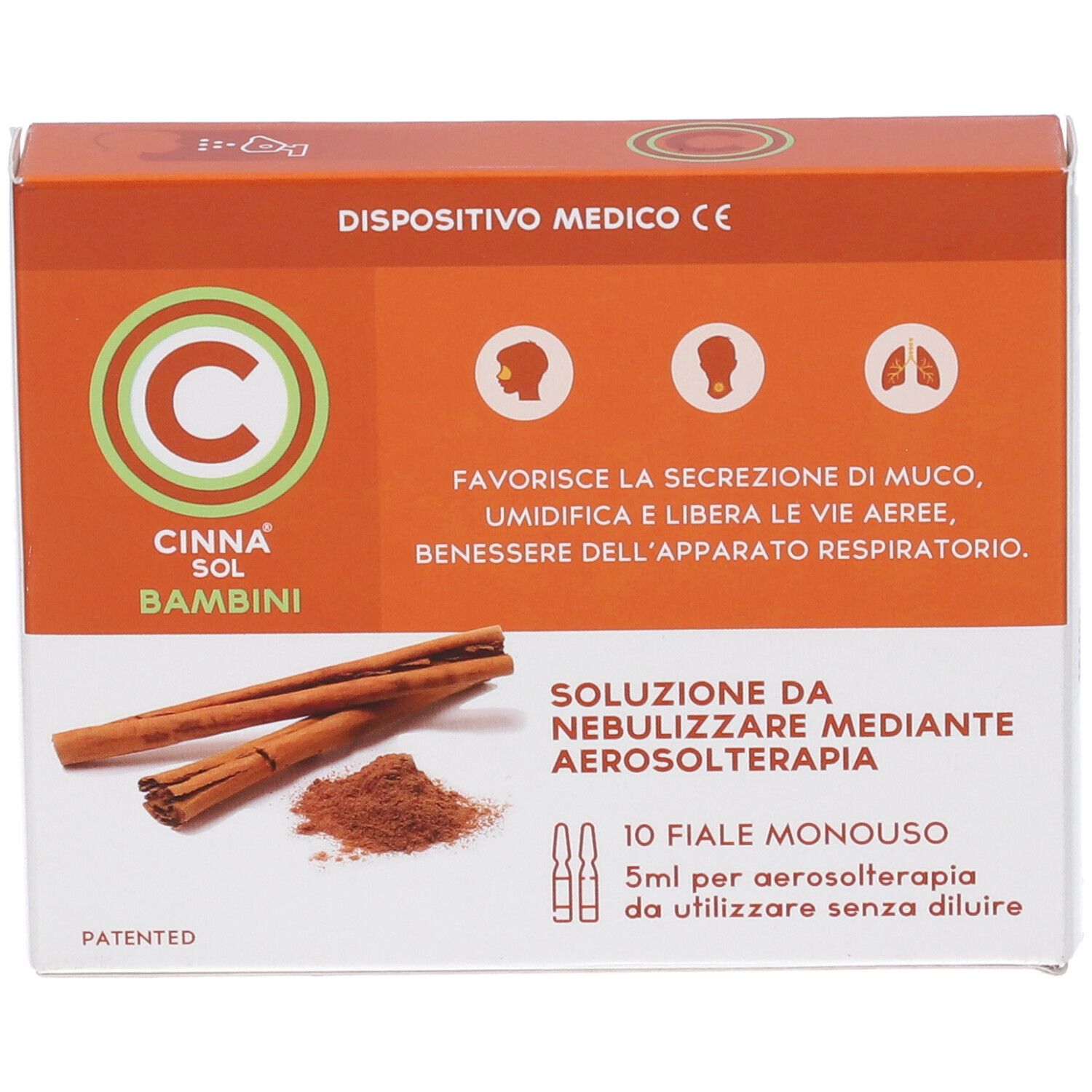 Cinna Sol Bambini 10 Fiale 5 Ml